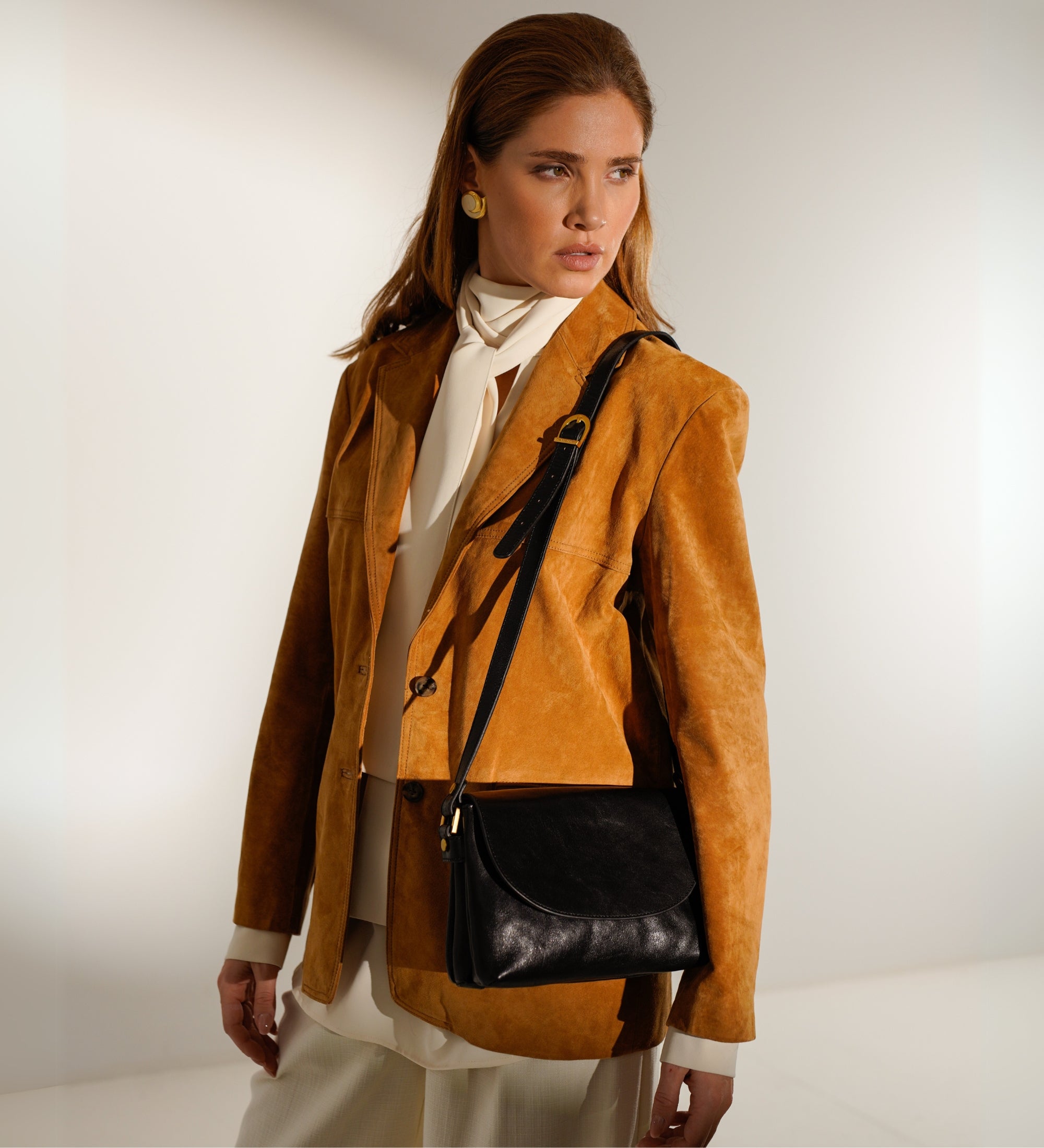 Skórzana torba na ramię dla kobiet - Sophie's Choice