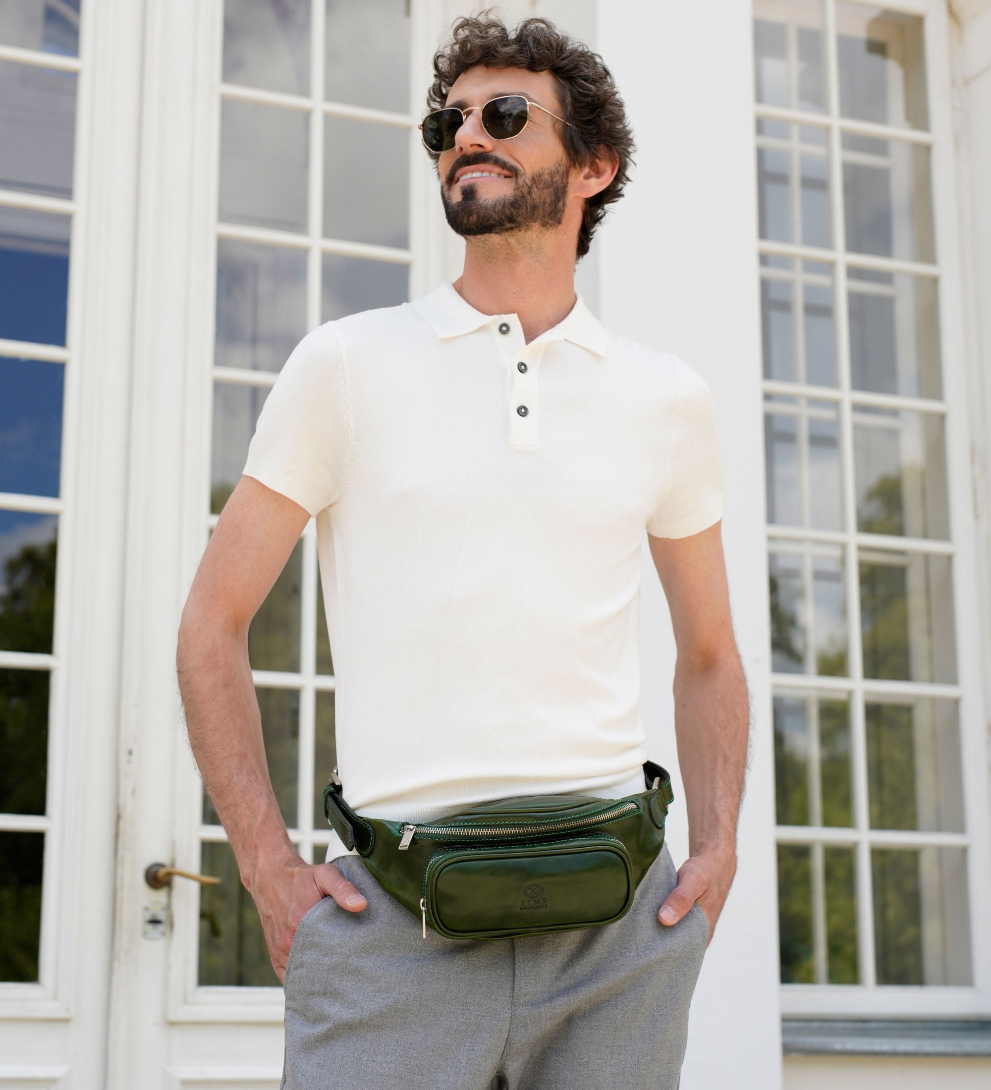 Skórzana torba typu sling nerka - Independent People