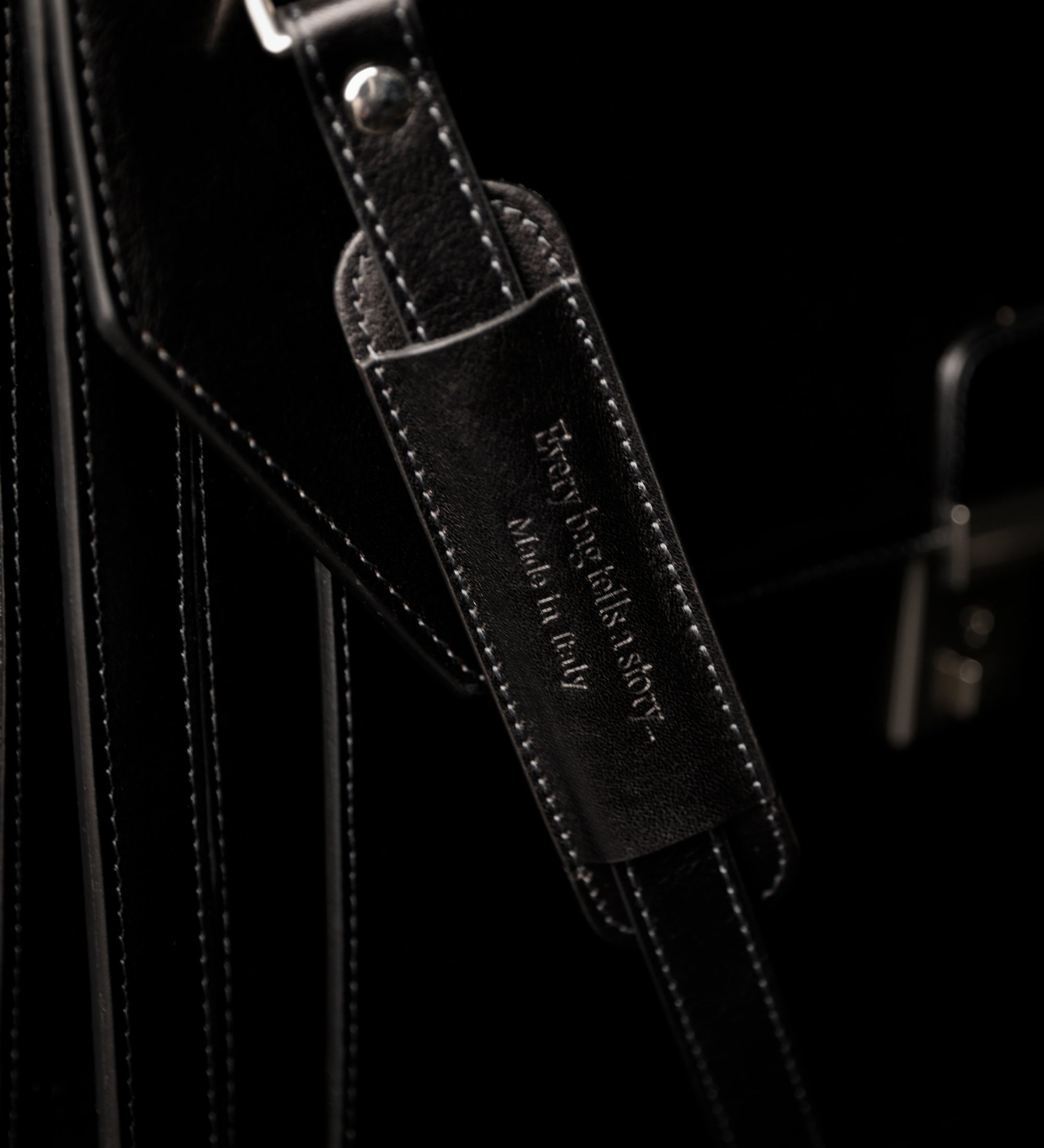 Duża skórzana teczka - Invisible Man