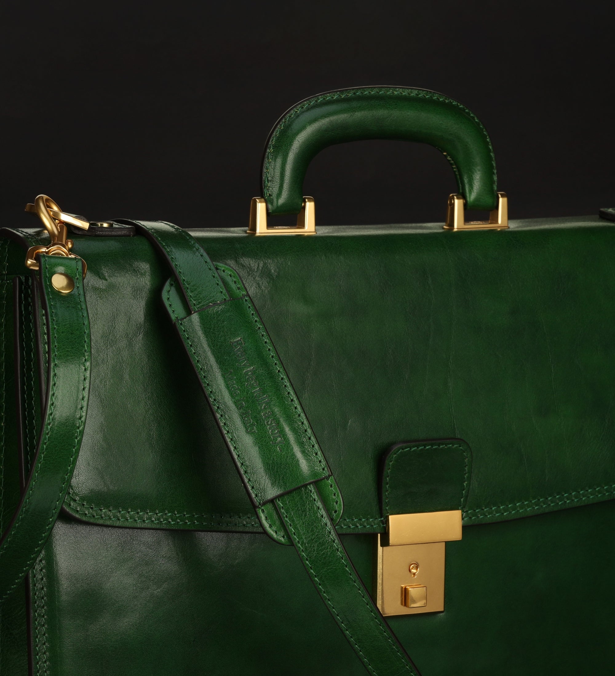 Skórzana teczka damska - The Sound of the Mountain