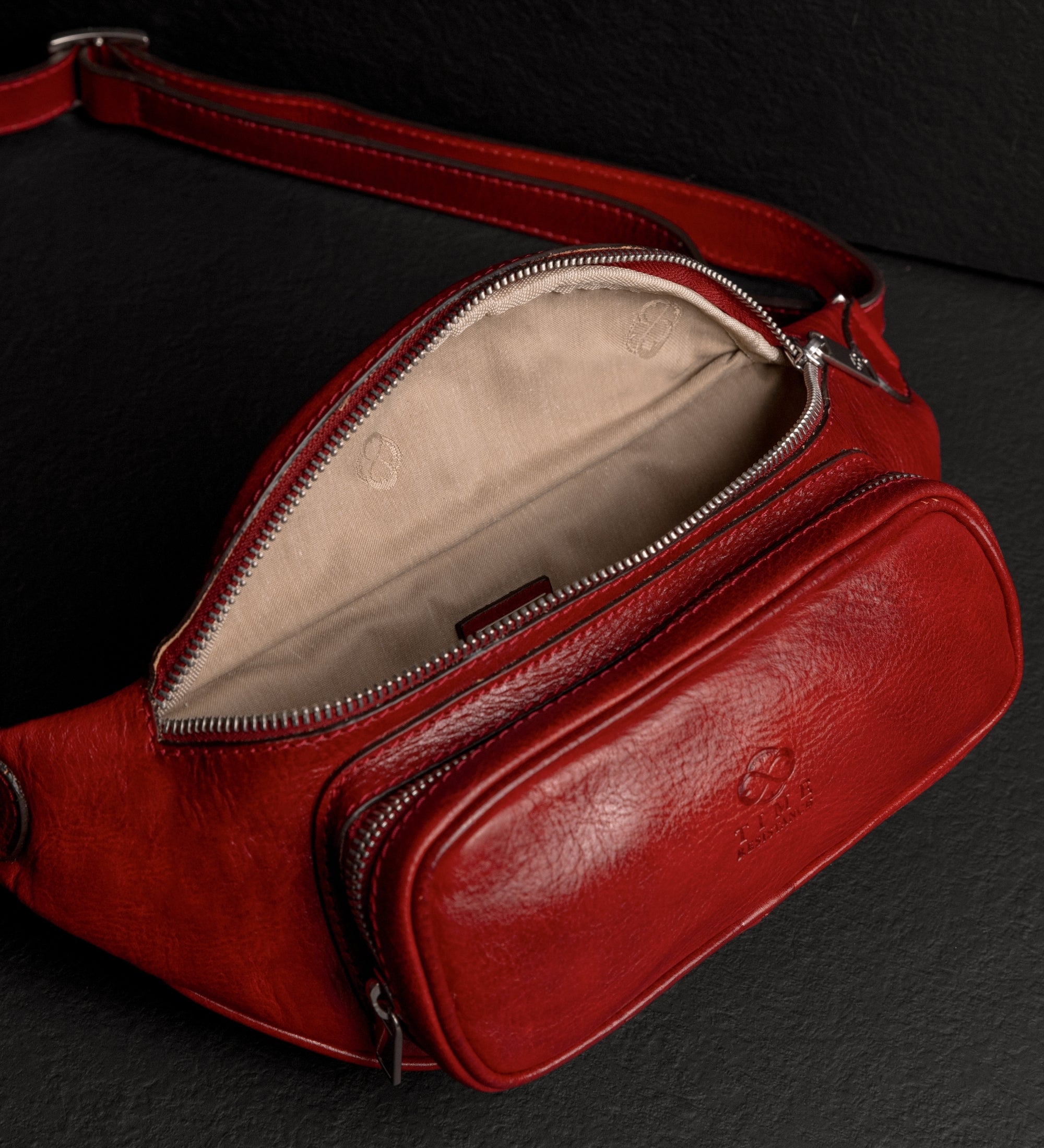 Skórzana torba typu sling nerka - Independent People