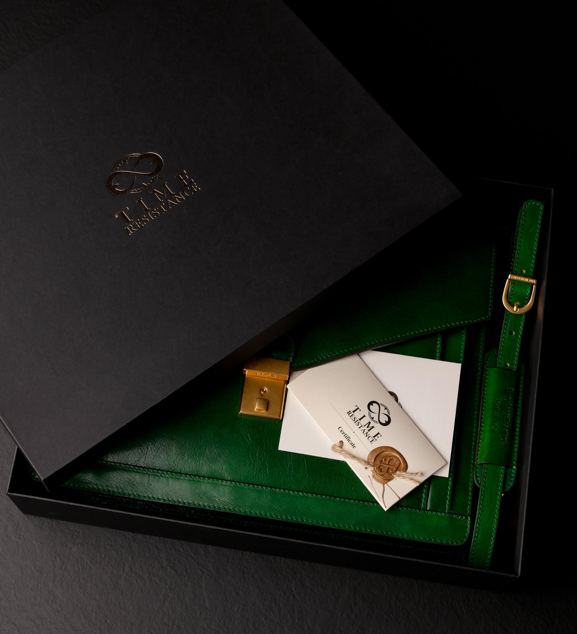 Teczka skórzana o klasycznym designie - The Magus