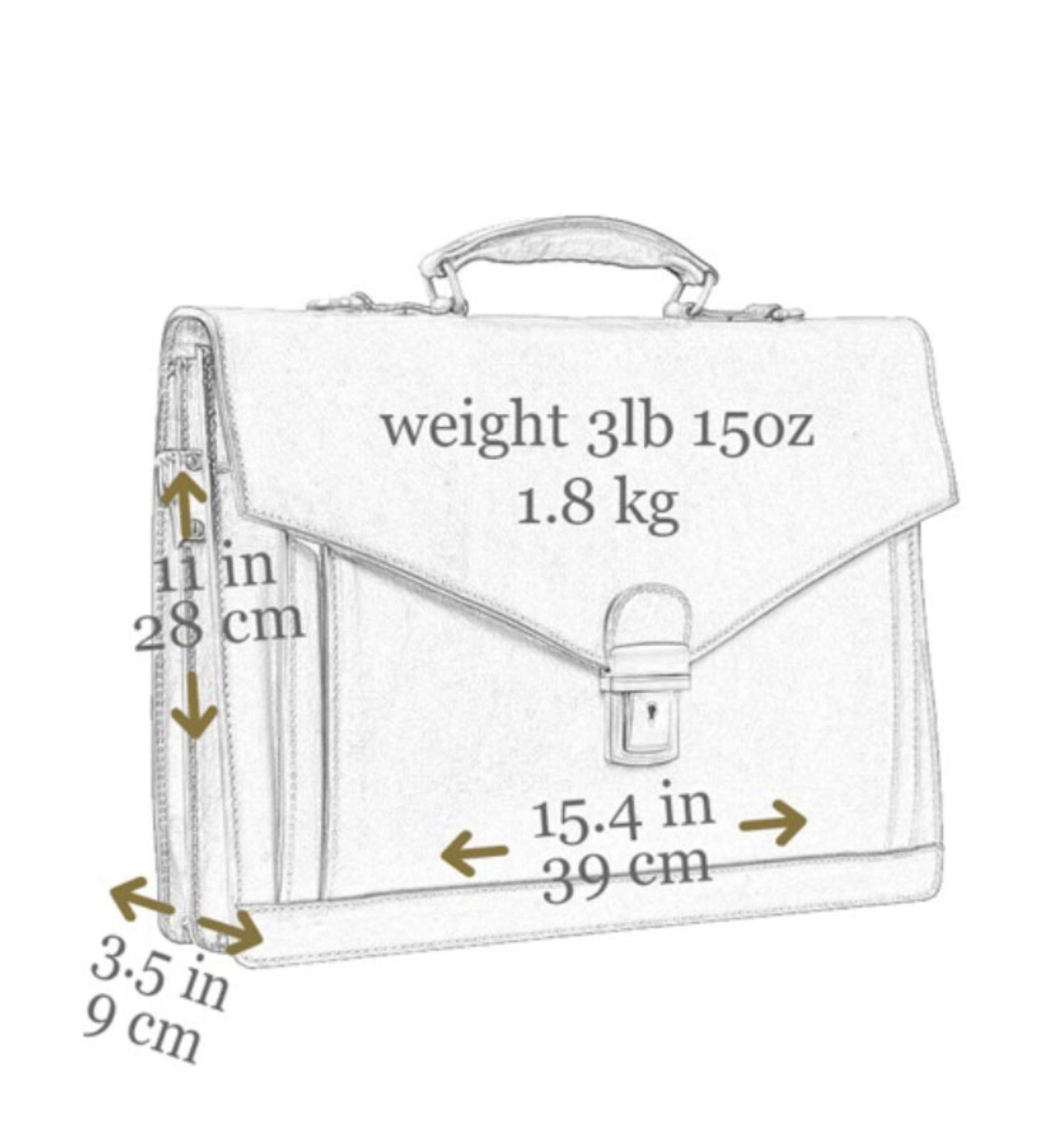 Teczka skórzana o klasycznym designie - The Magus