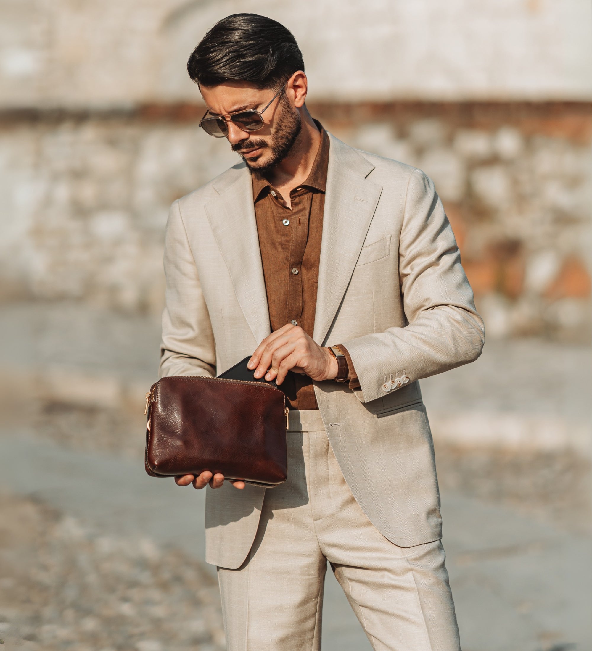 Skórzana kopertówka - Ulysses