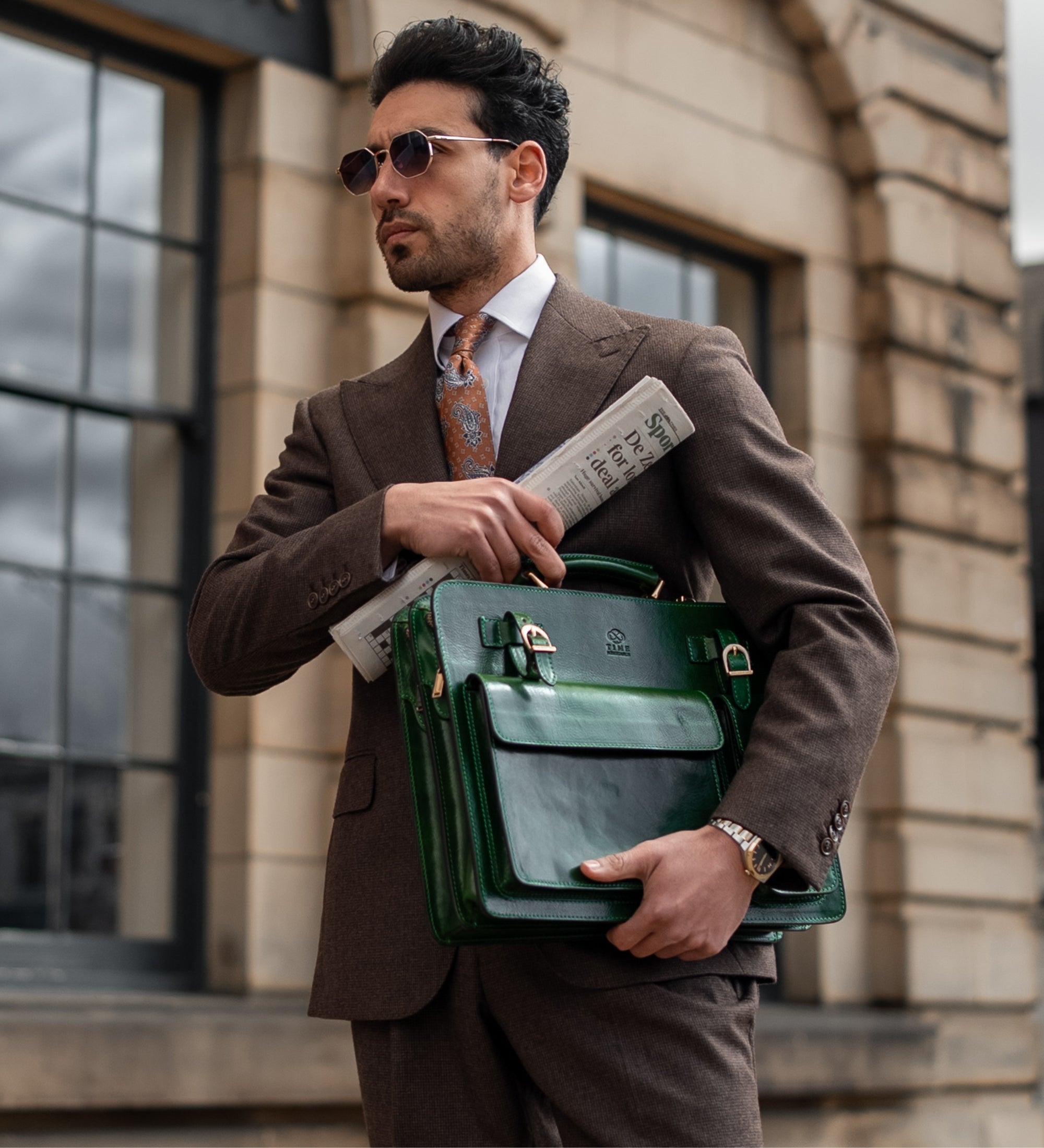Skórzana torba typu satchel - The Prophet