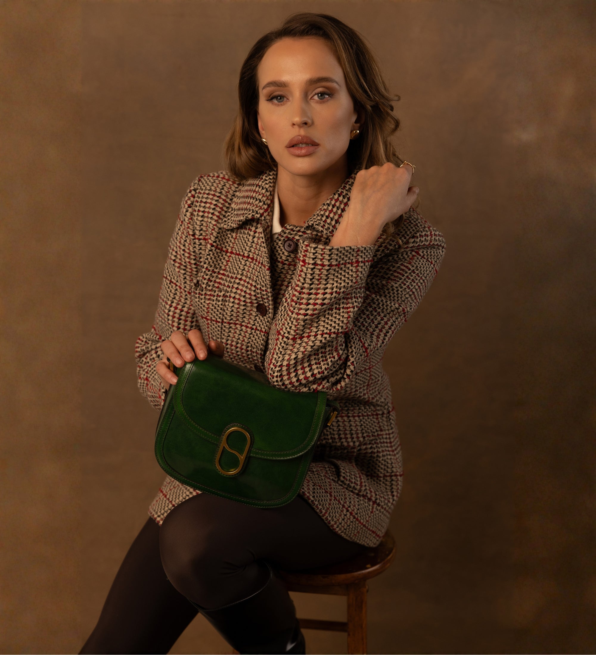 Skórzana torba saddle torba crossbody dla kobiet - Villette