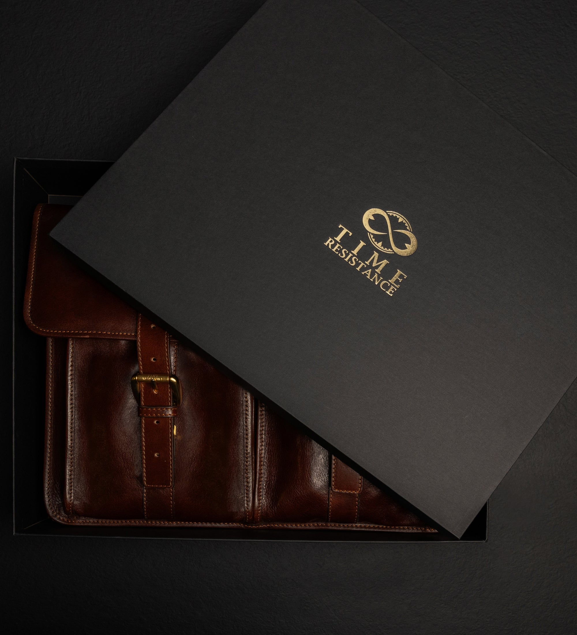 Teczka skórzana, torba typu satchel - The Time Machine