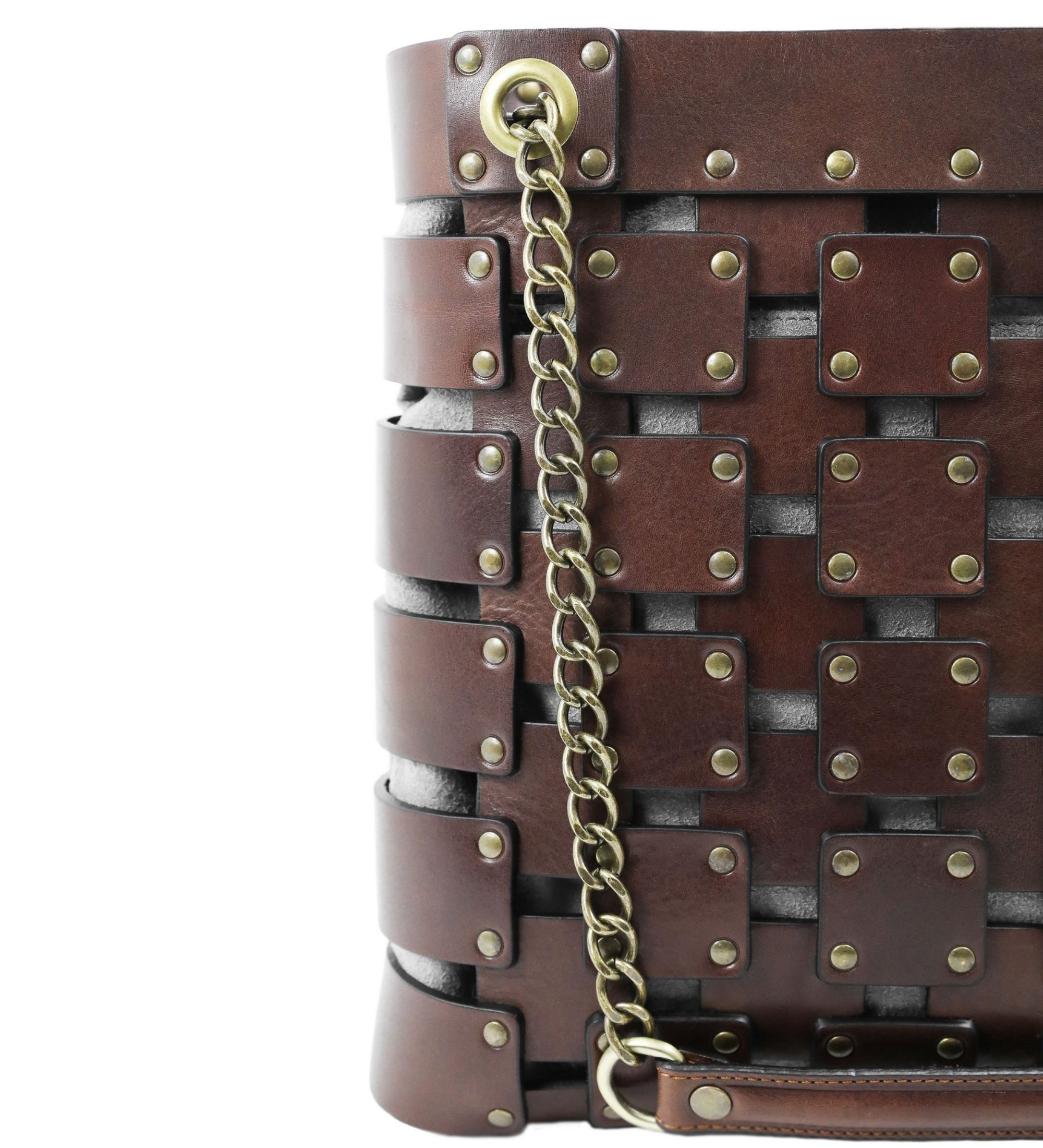 Skórzana damska torba shopper - Joanna d'Arc