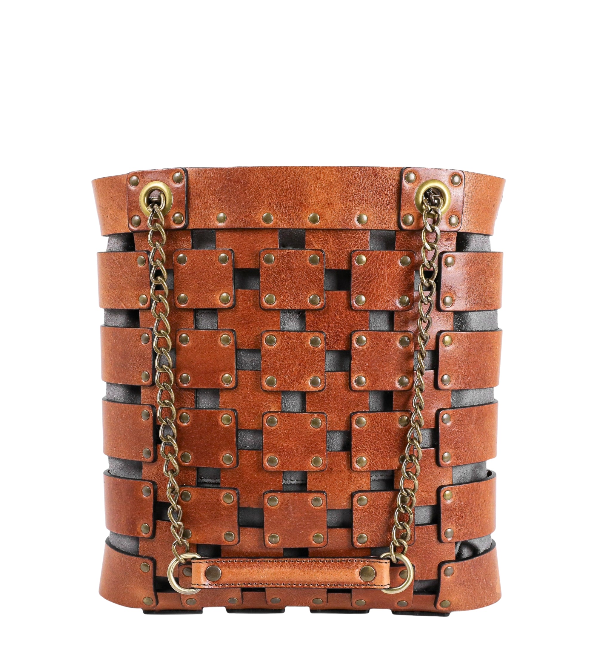 Skórzana damska torba shopper - Joanna d'Arc