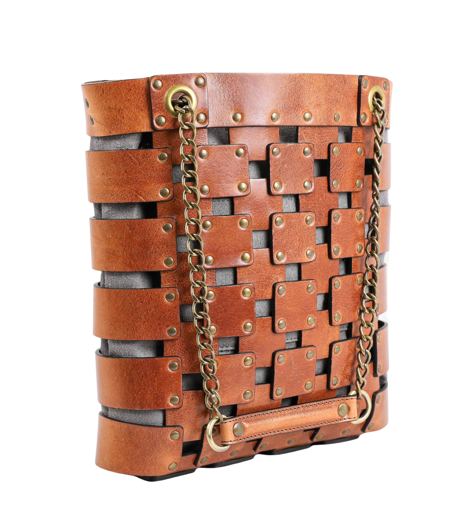 Skórzana damska torba shopper - Joanna d'Arc