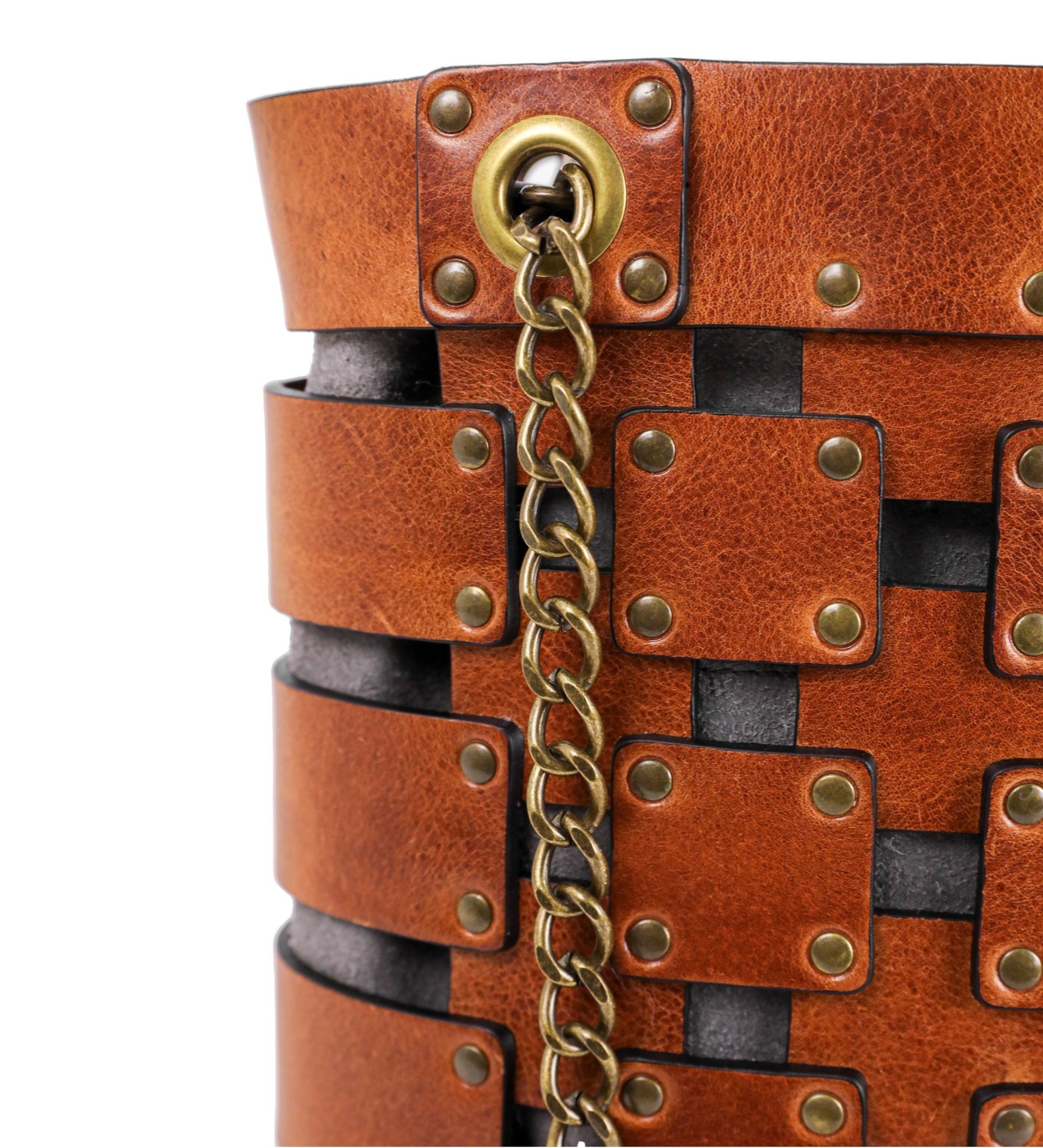 Skórzana damska torba shopper - Joanna d'Arc