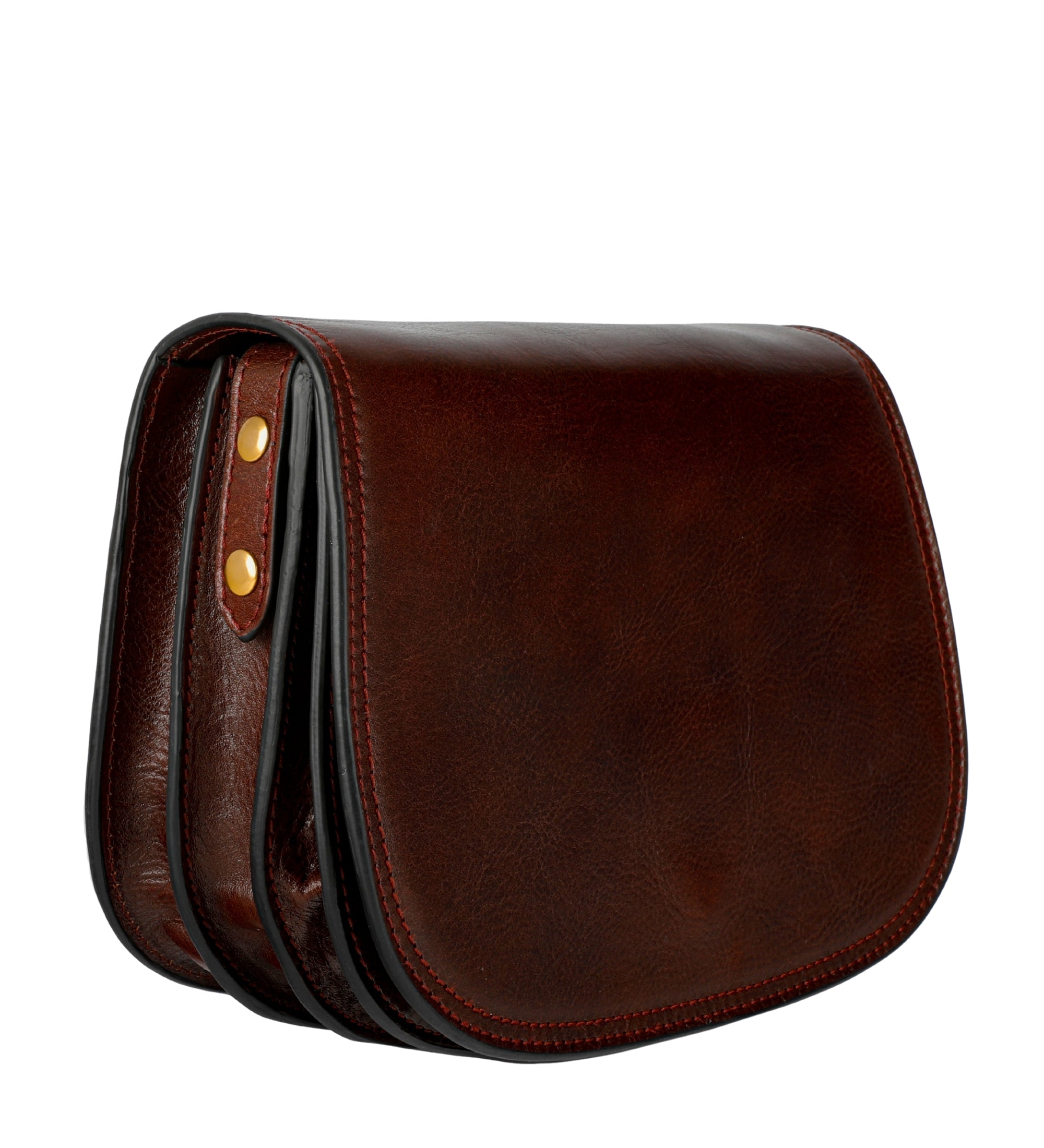 Skórzana torba saddle torba crossbody dla kobiet - Moonfleet