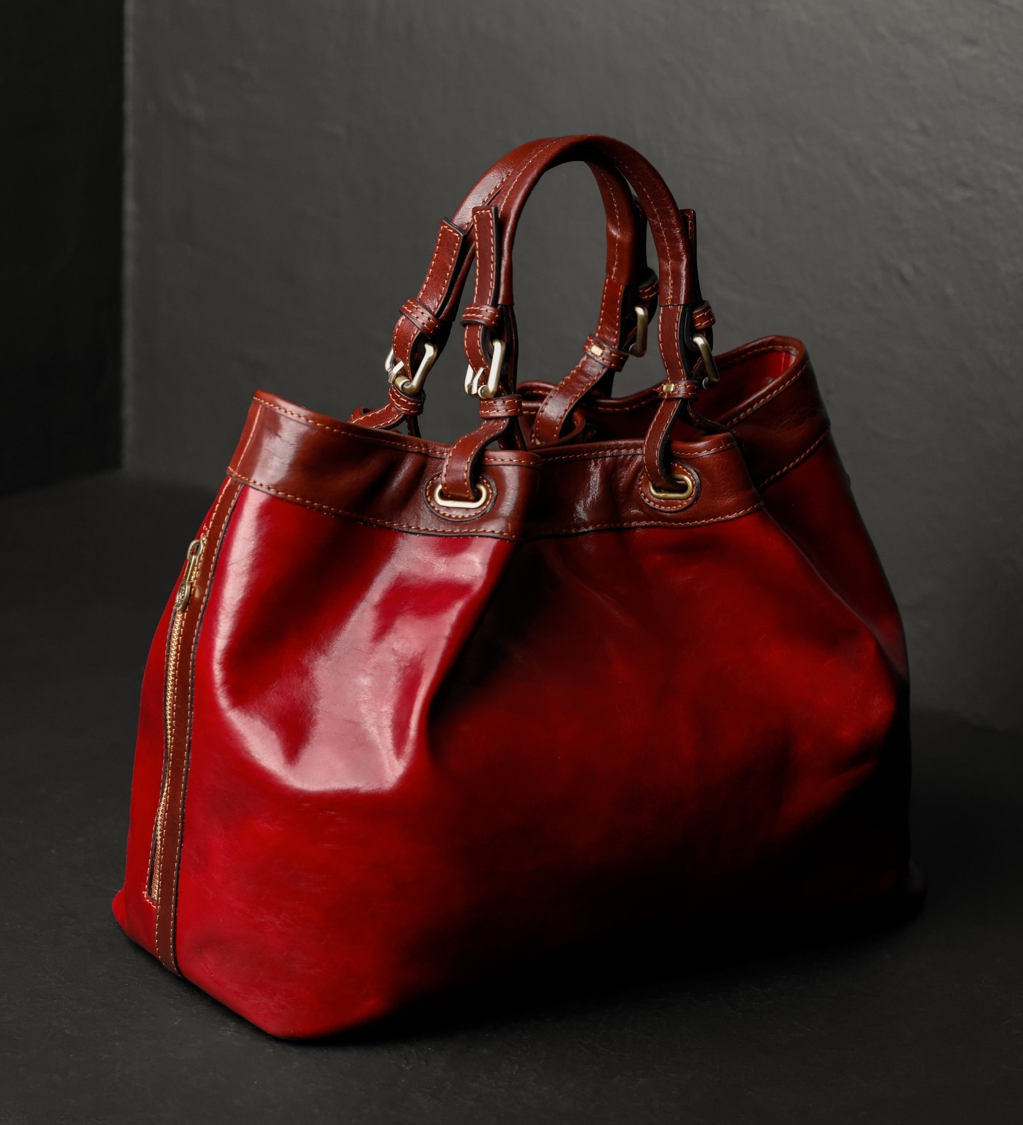 Skórzana torebka, torba shopper dla kobiet - The Betrothed