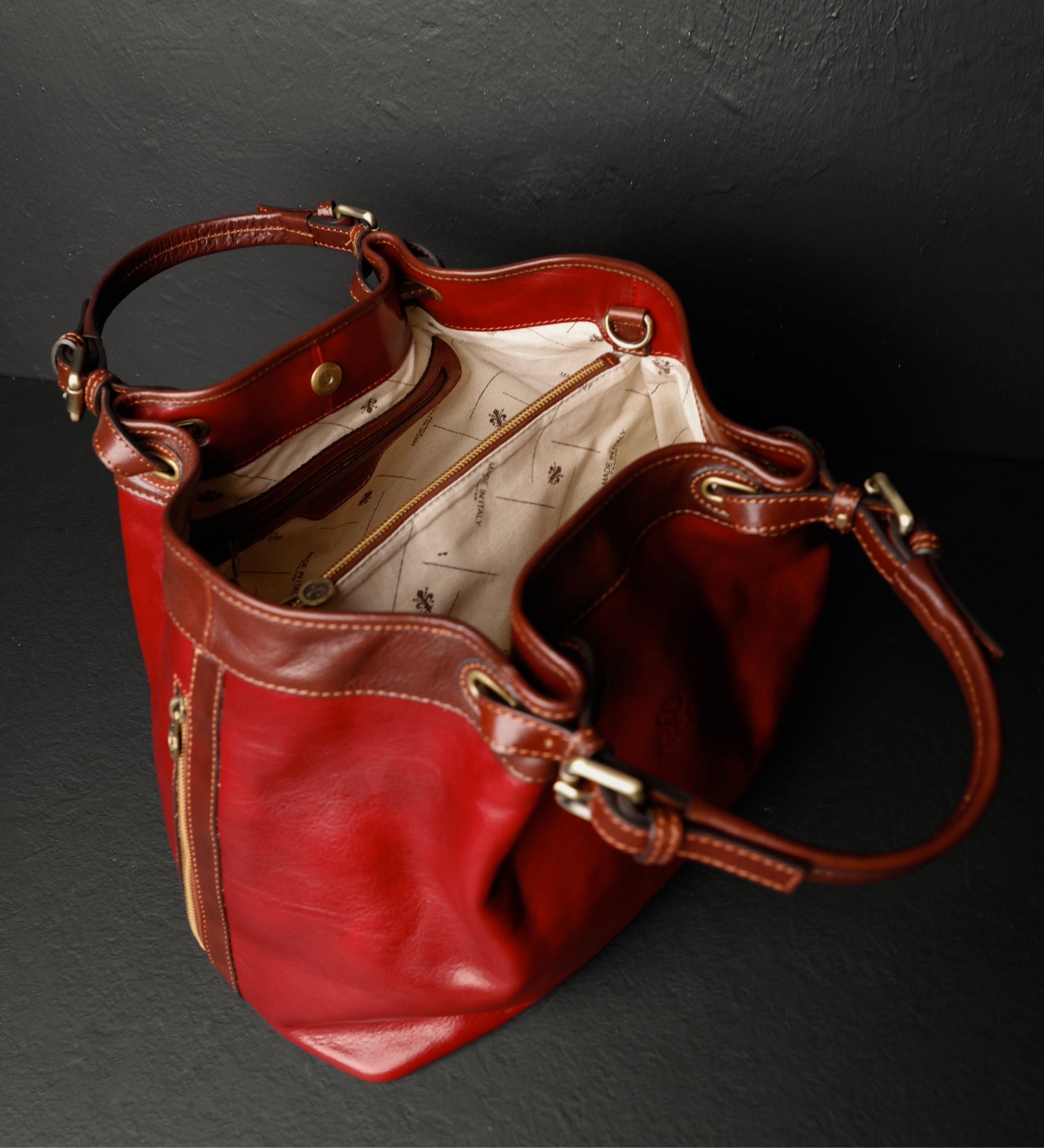 Skórzana torebka, torba shopper dla kobiet - The Betrothed