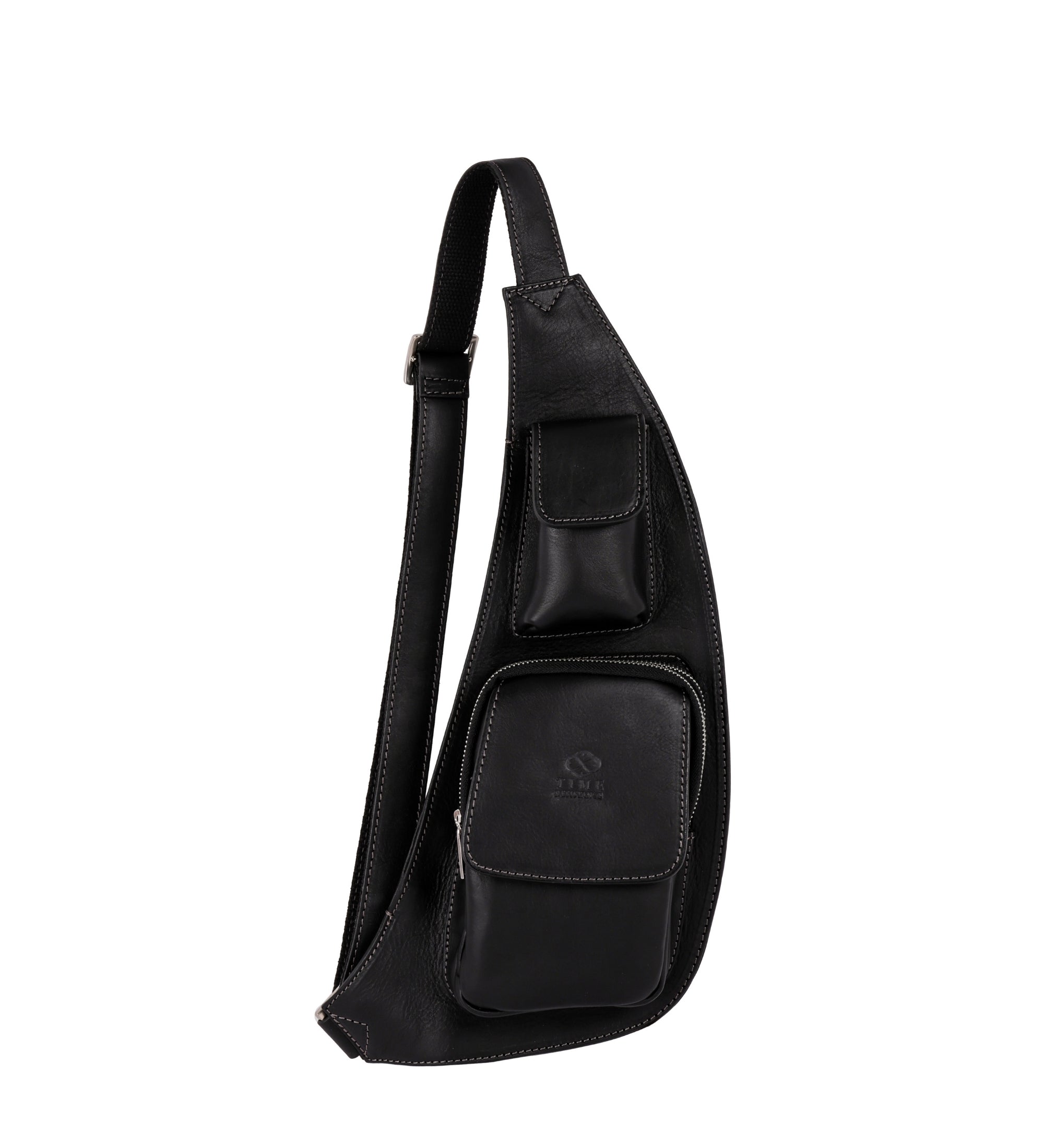 Skórzana torba typu sling crossbody - The Monk