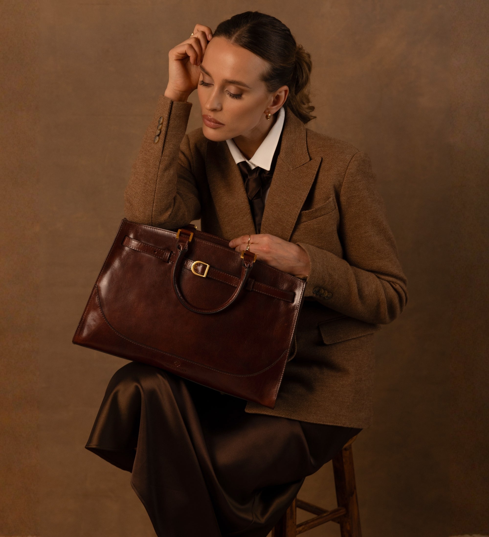 Skórzana torebka dla kobiet - Shirley