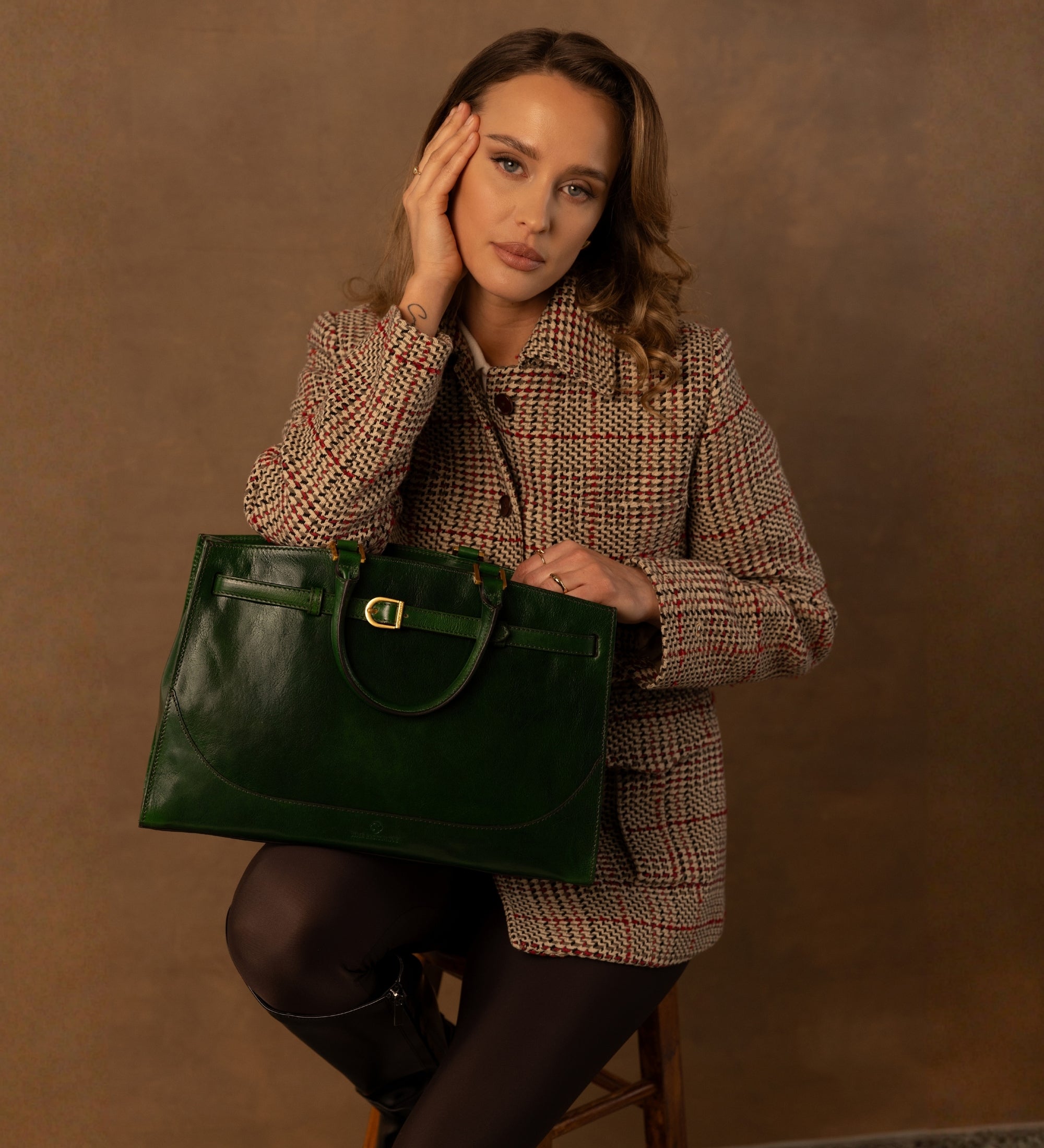 Skórzana torebka dla kobiet - Shirley