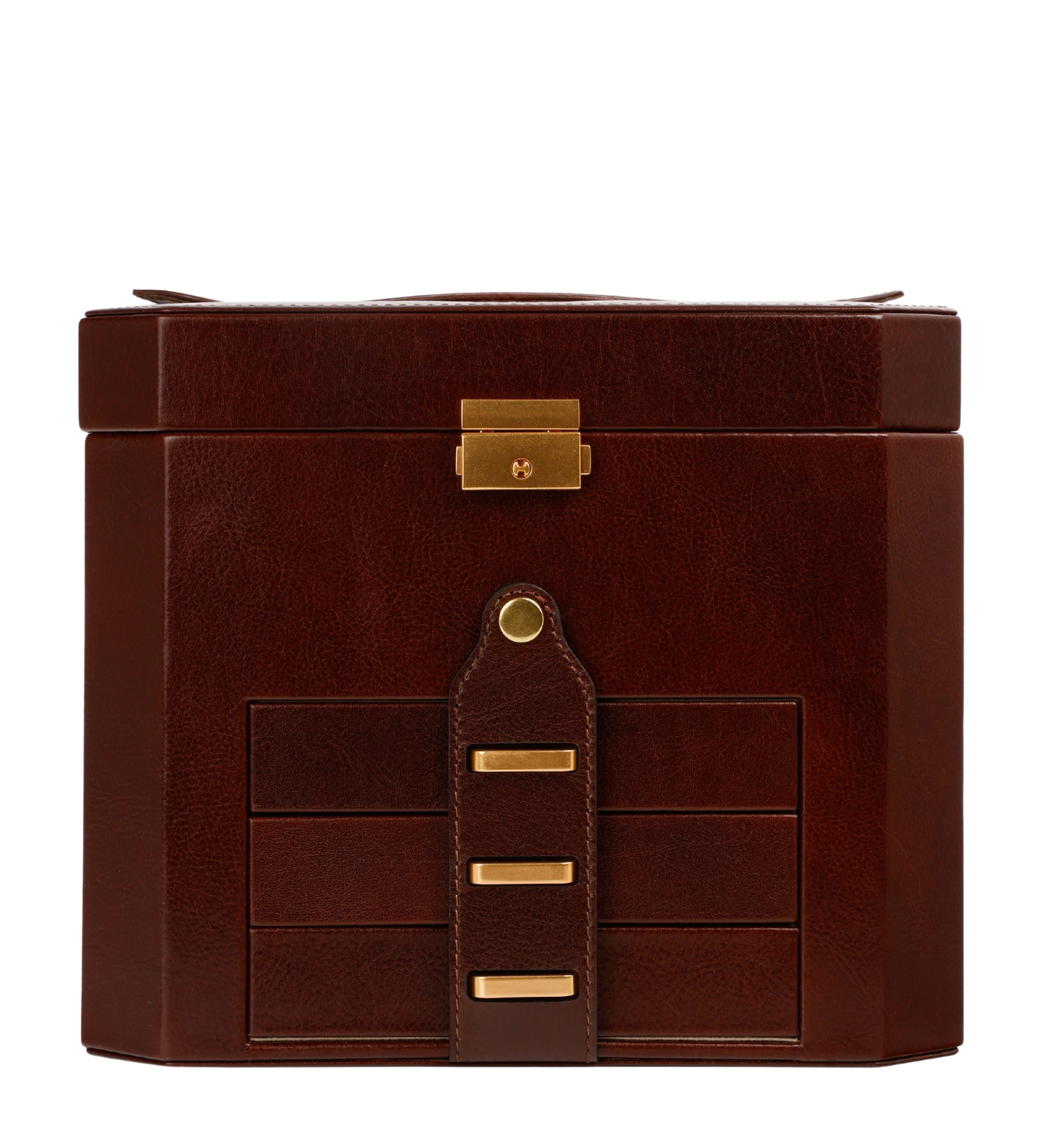 Duża szkatułka na biżuterię ze skóry dla kobiet - A Handful of Dust