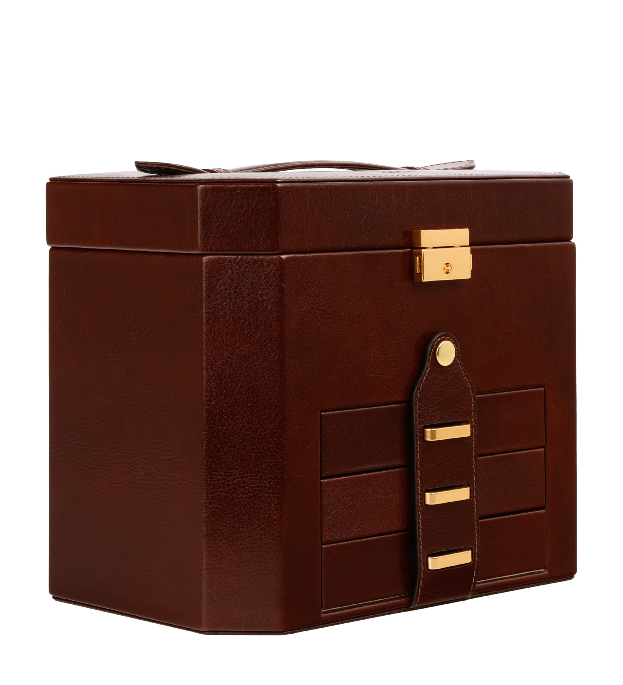 Duża szkatułka na biżuterię ze skóry dla kobiet - A Handful of Dust