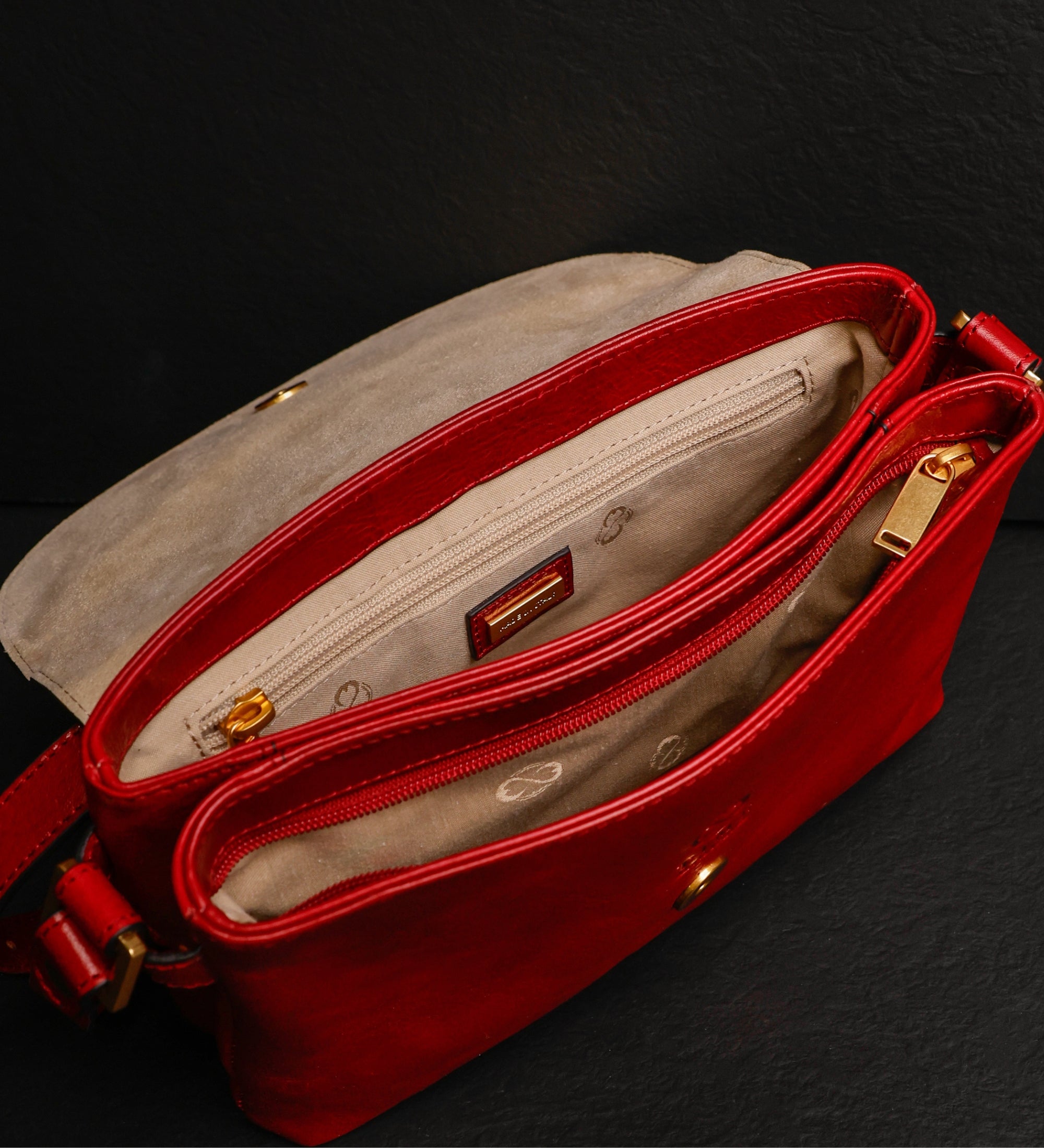 Skórzana torba na ramię dla kobiet - Sophie's Choice