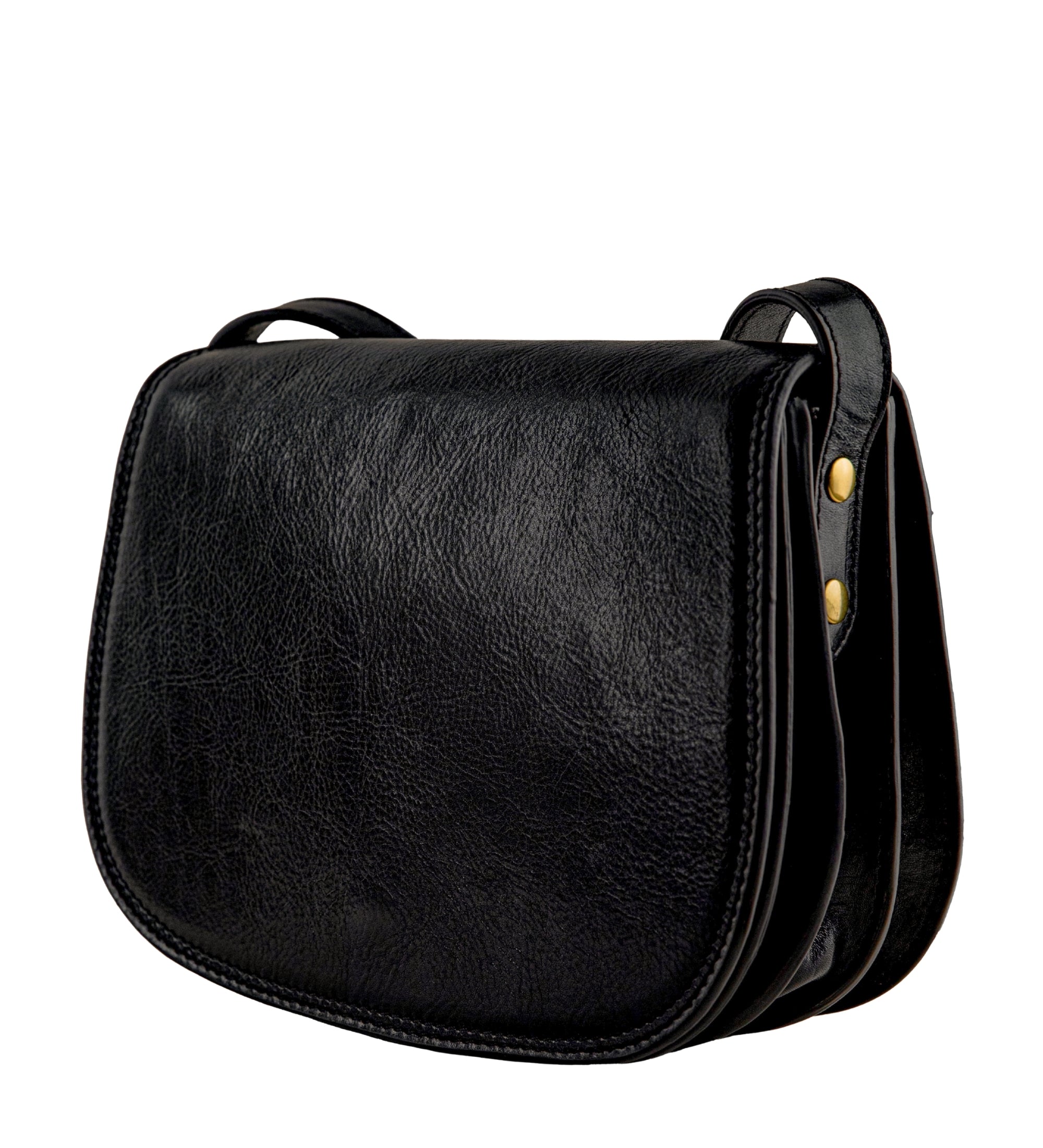 Skórzana torba saddle torba crossbody dla kobiet - Moonfleet