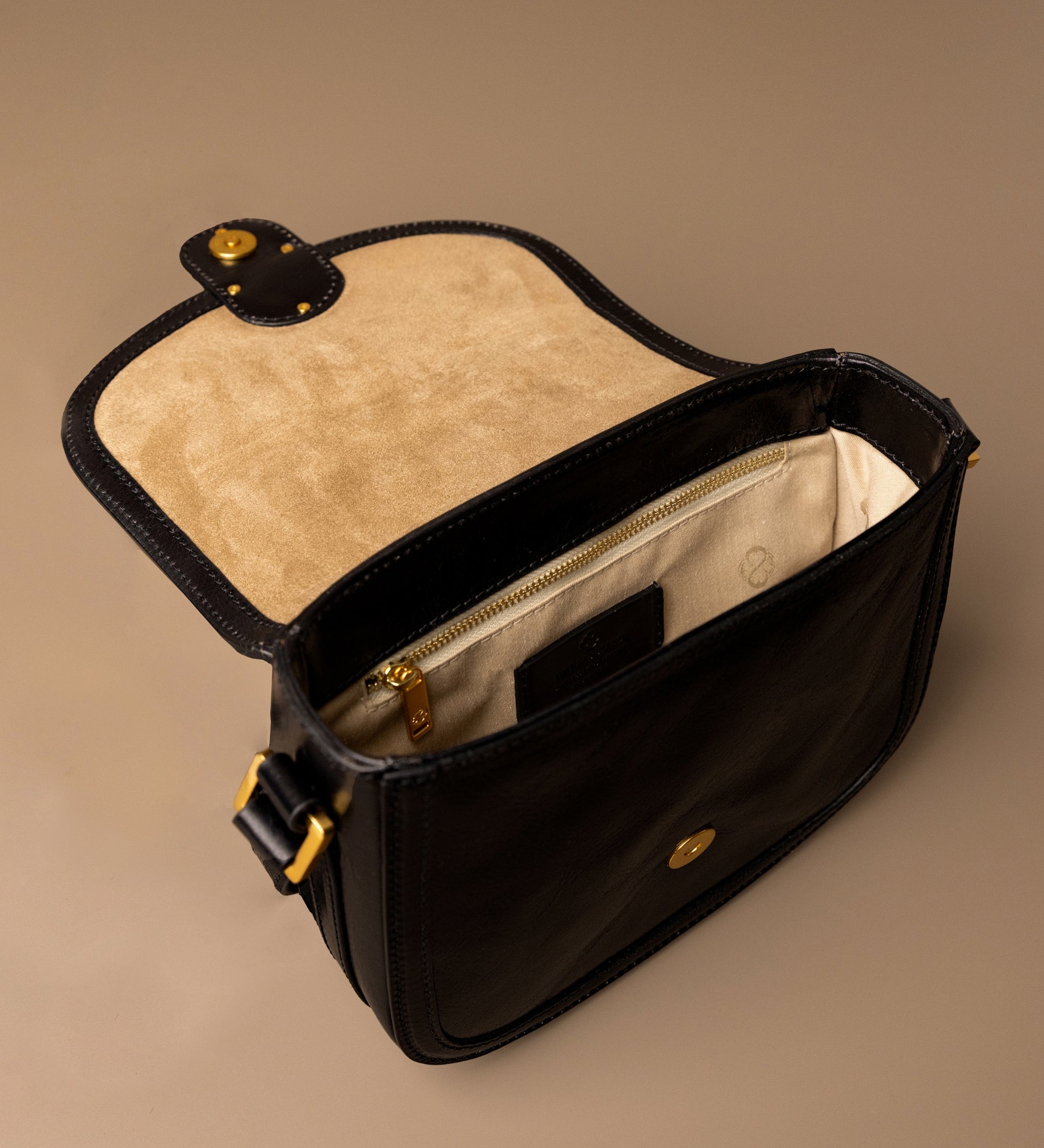 Skórzana torba saddle torba crossbody dla kobiet - Villette