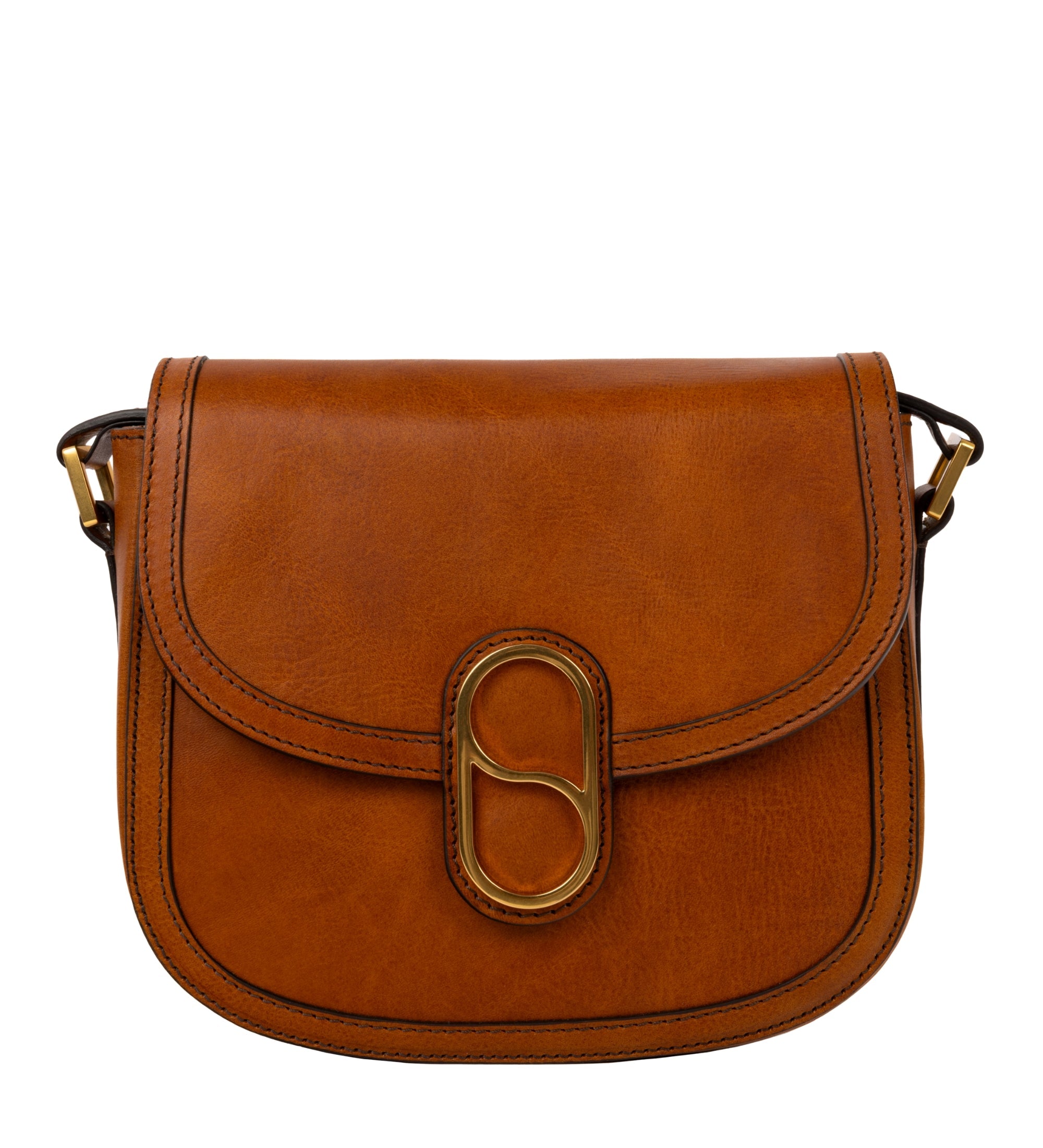 Skórzana torba saddle torba crossbody dla kobiet - Villette