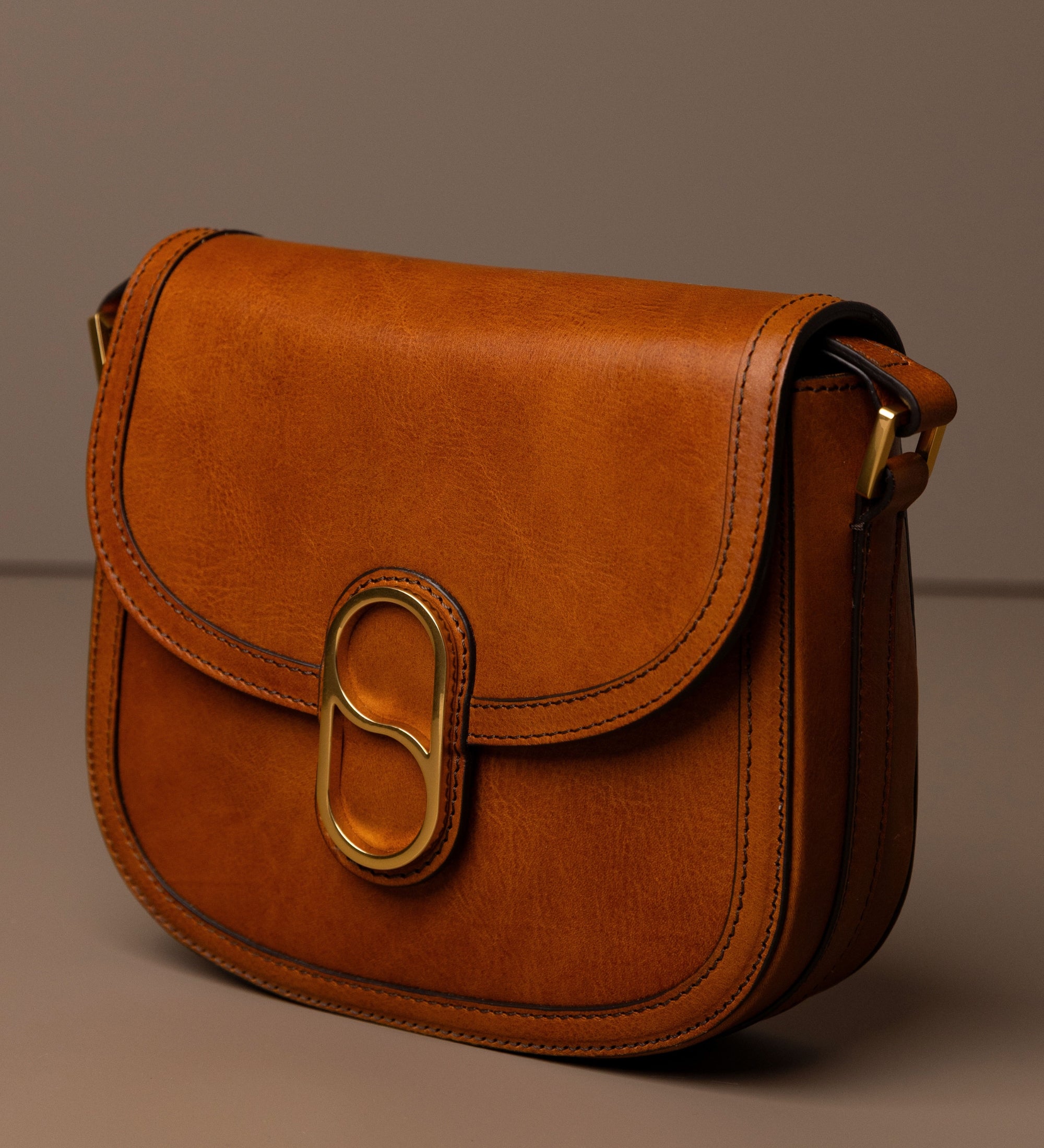 Skórzana torba saddle torba crossbody dla kobiet - Villette