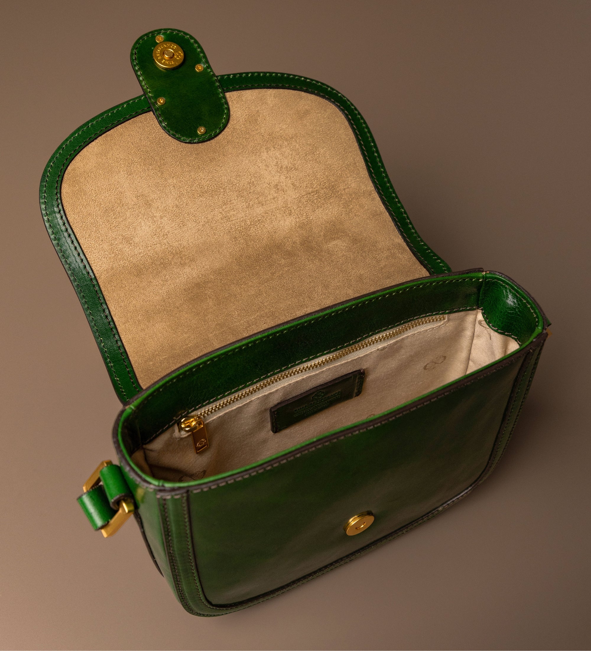 Skórzana torba saddle torba crossbody dla kobiet - Villette