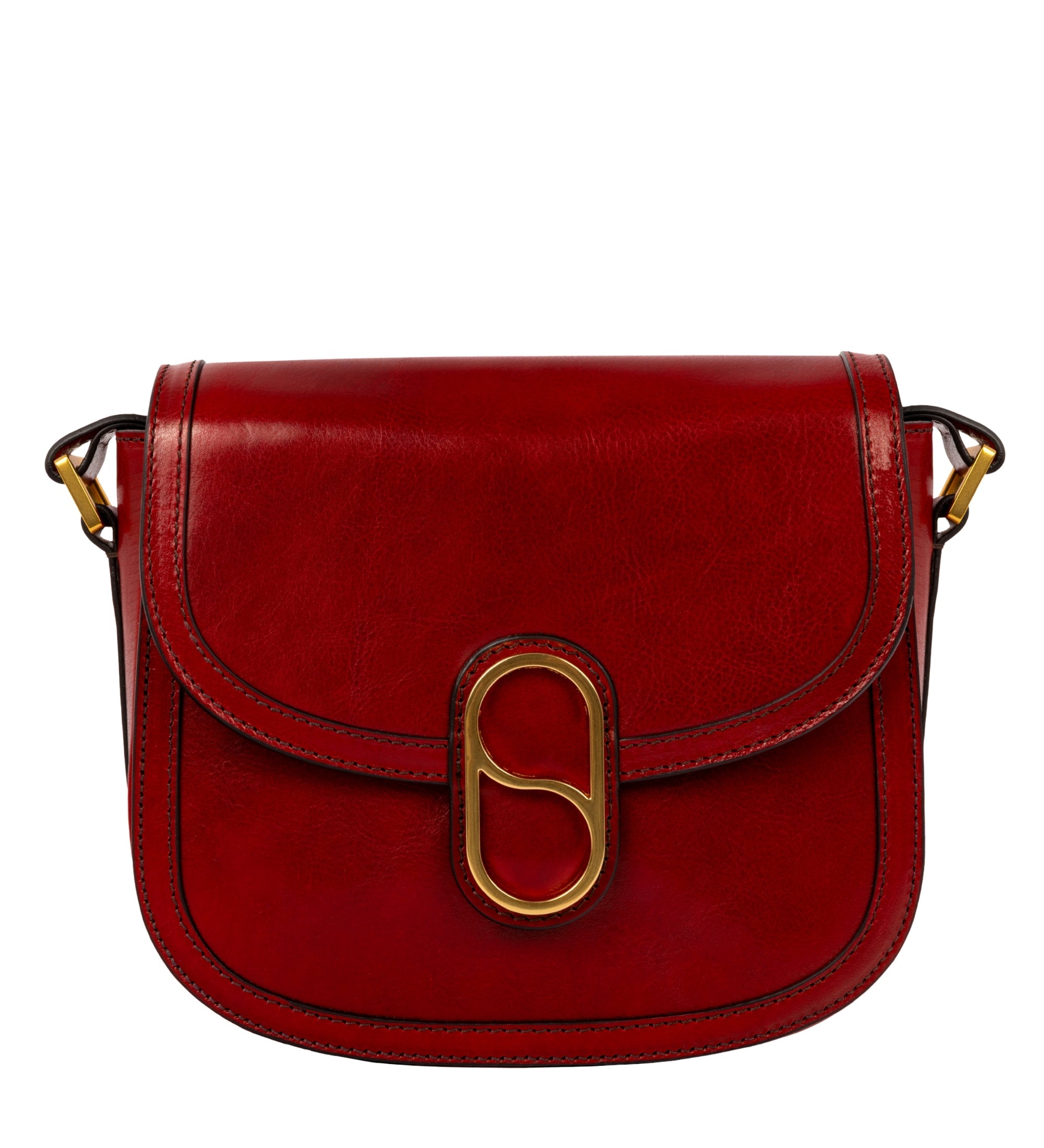 Skórzana torba saddle torba crossbody dla kobiet - Villette