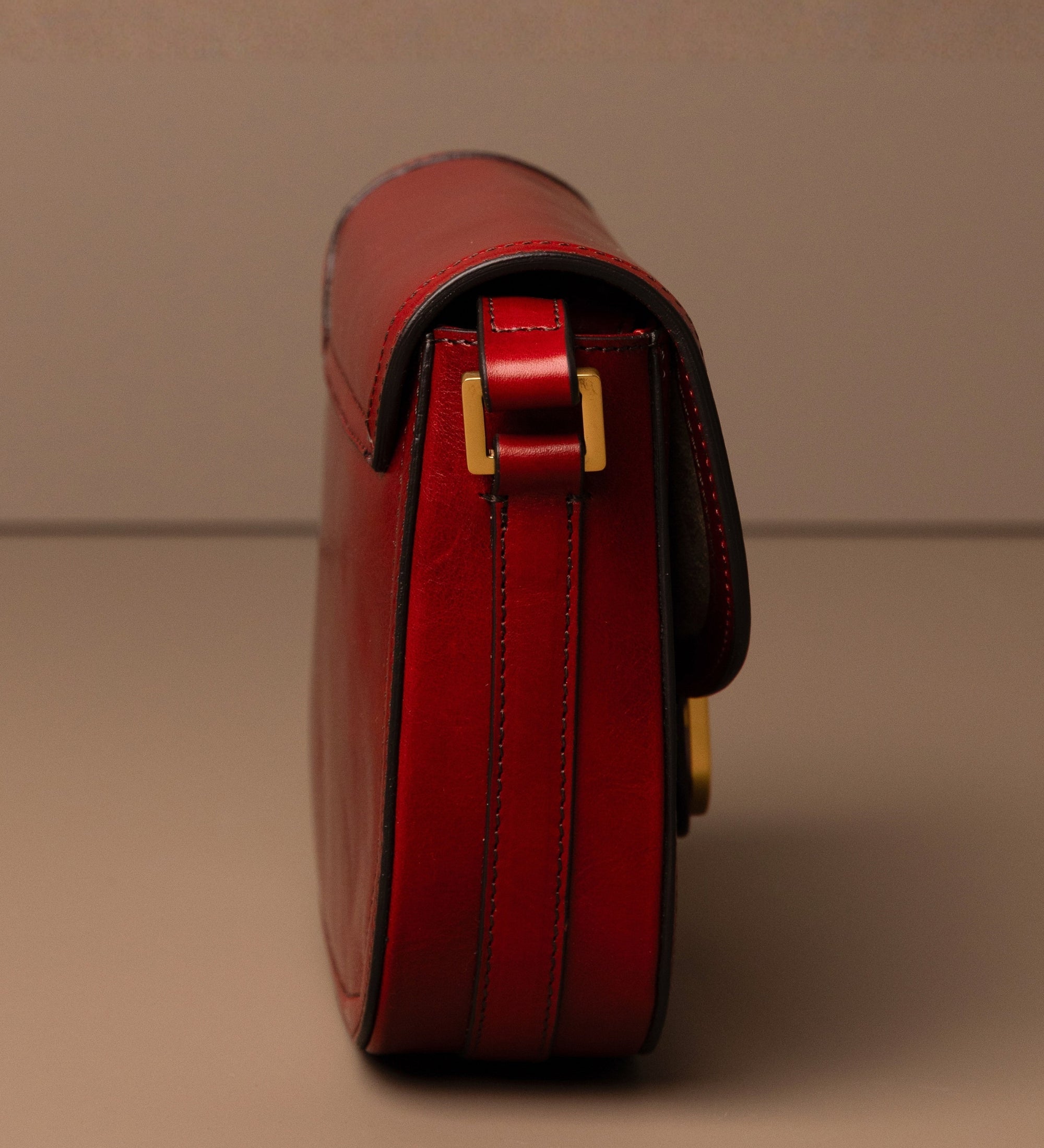 Skórzana torba saddle torba crossbody dla kobiet - Villette