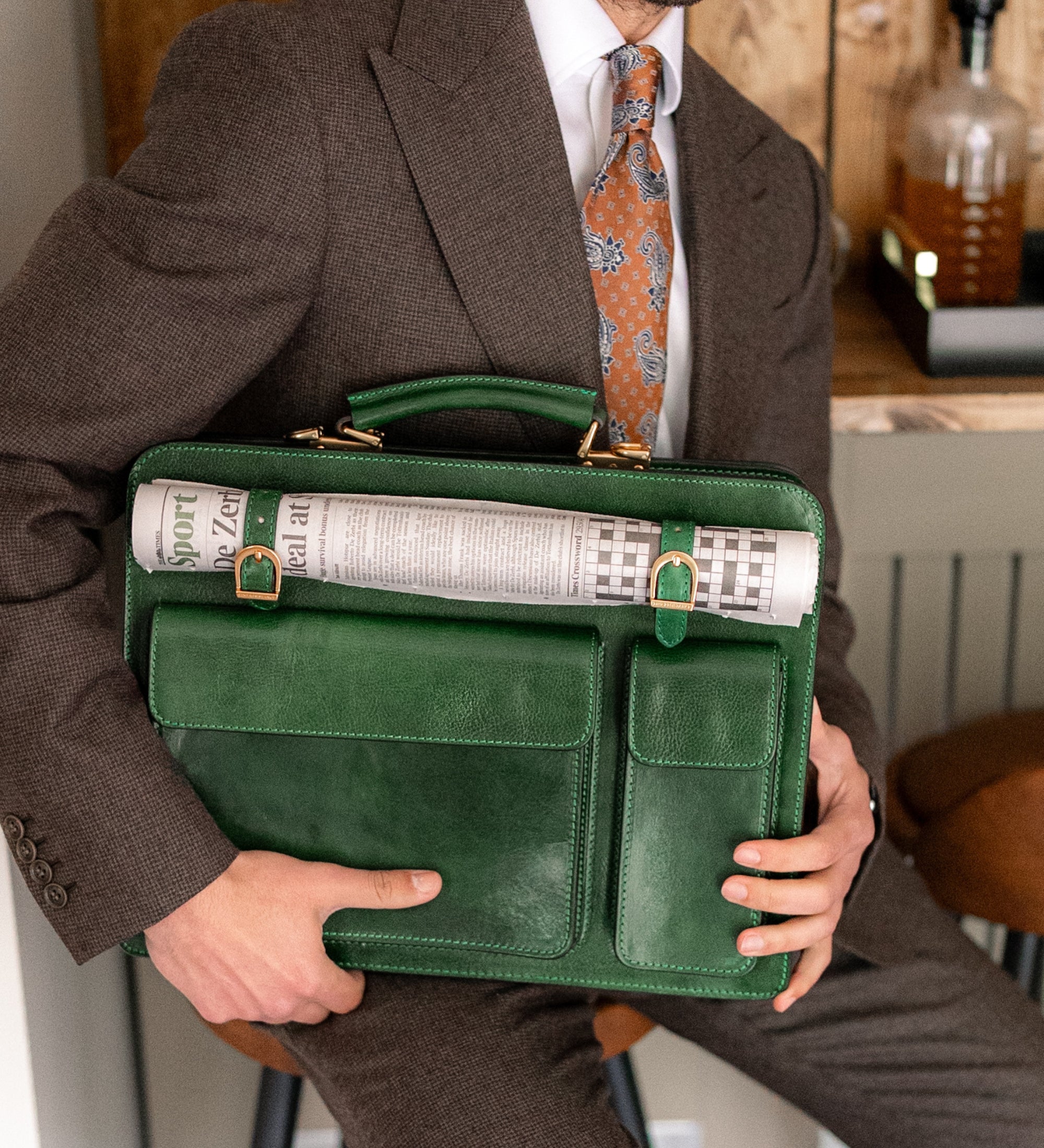 Skórzana torba typu satchel - The Prophet