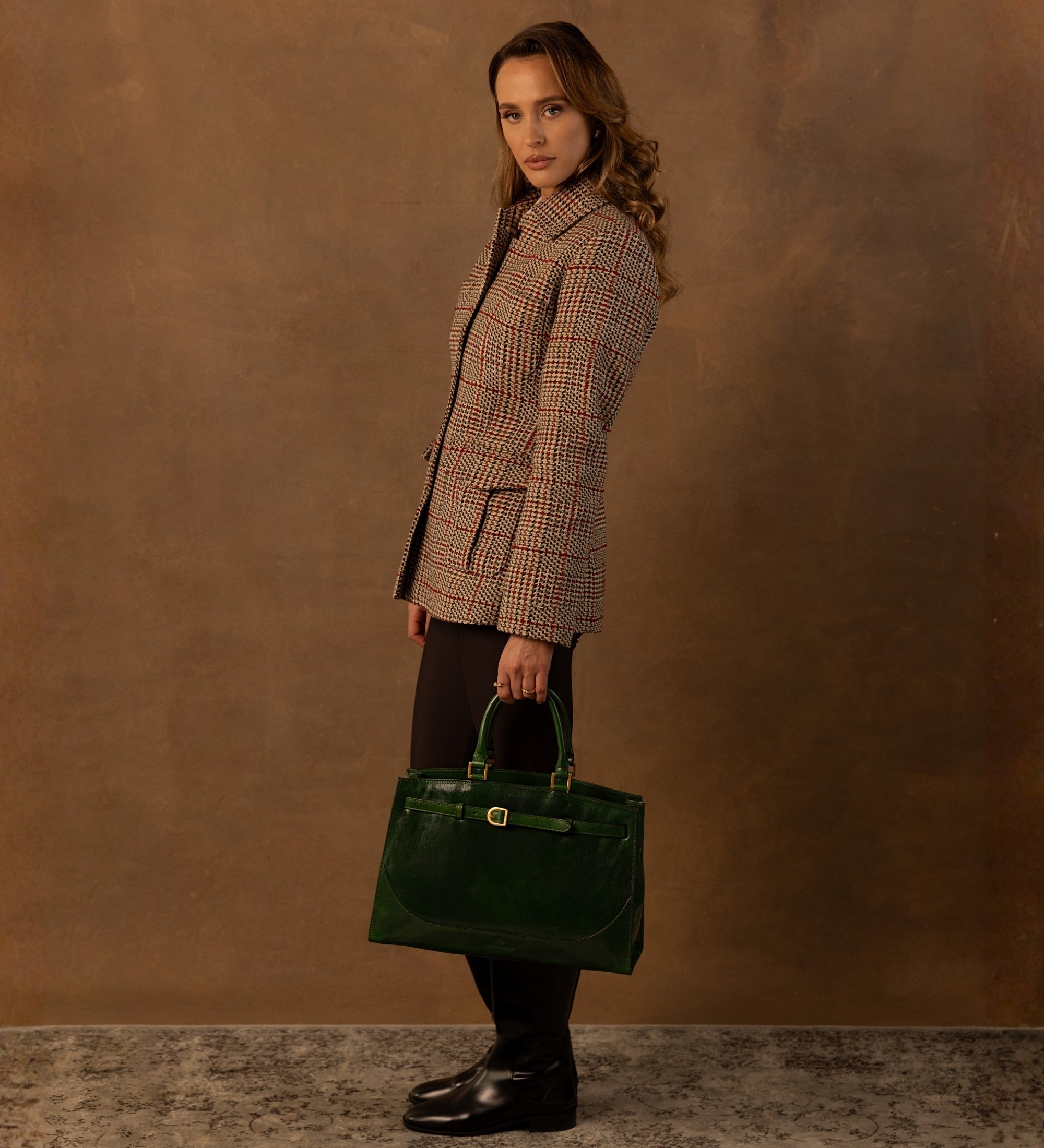 Skórzana torebka dla kobiet - Shirley