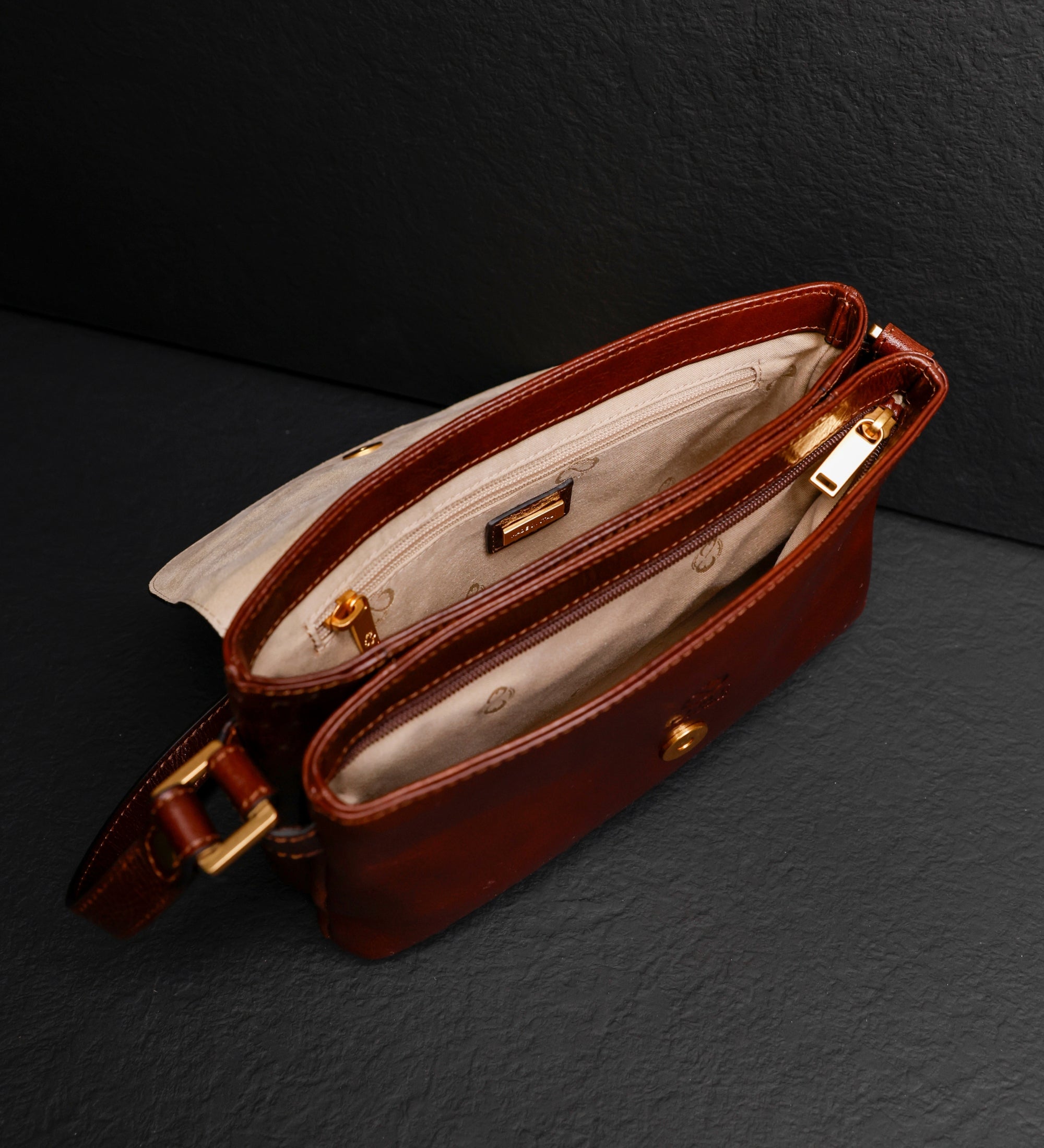 Skórzana torba na ramię dla kobiet - Sophie's Choice