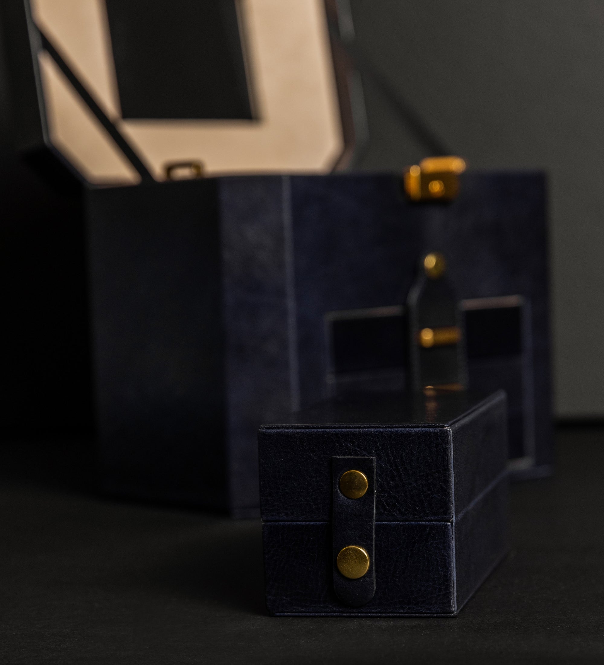 Duża szkatułka na biżuterię ze skóry dla kobiet - A Handful of Dust