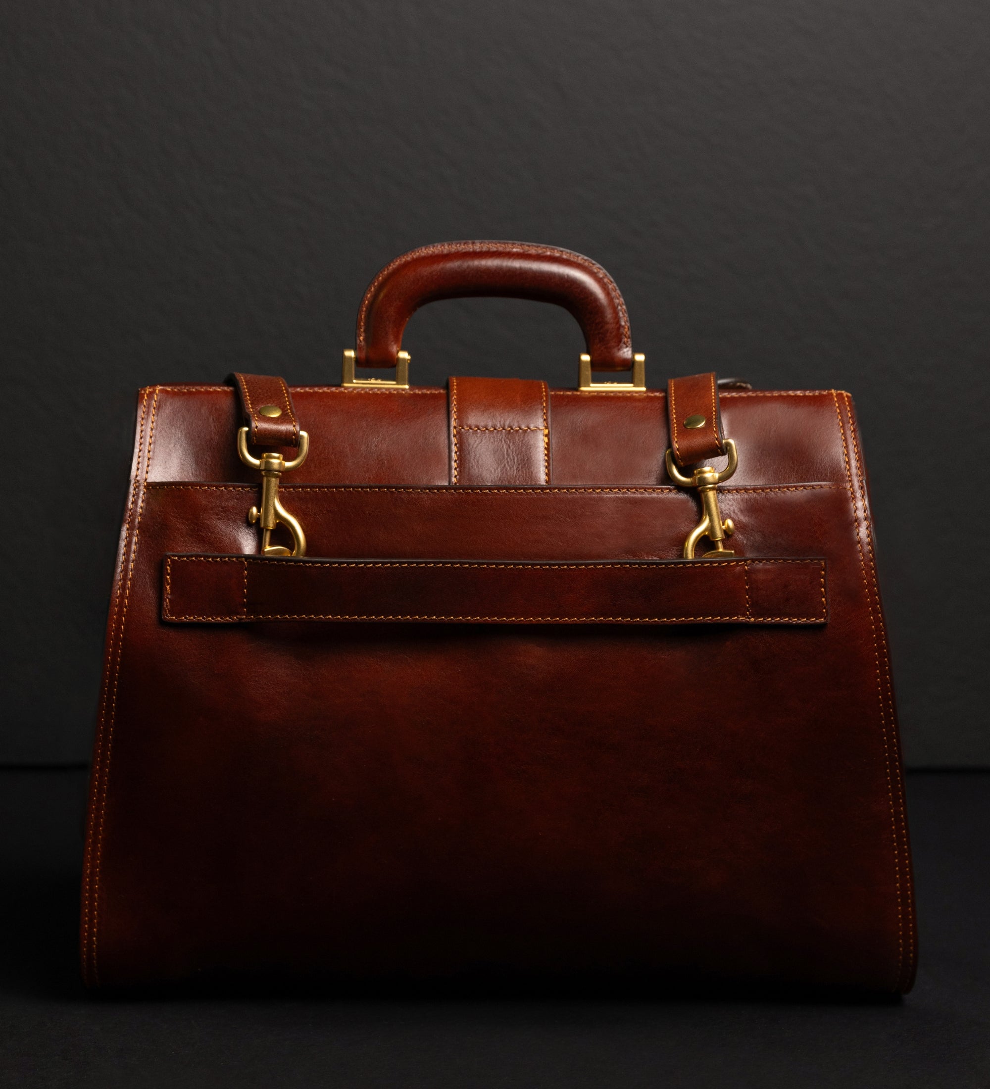 Duża skórzana torba lekarska dla kobiet - Mrs Dalloway