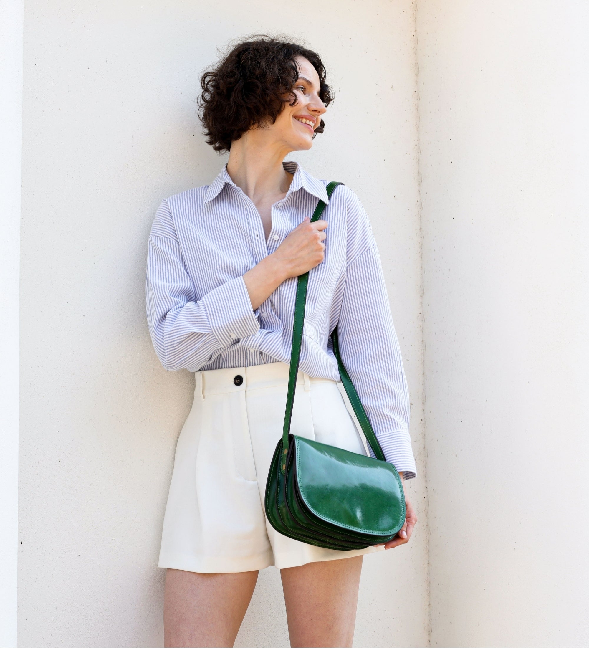 Skórzana torba saddle torba crossbody dla kobiet - Moonfleet