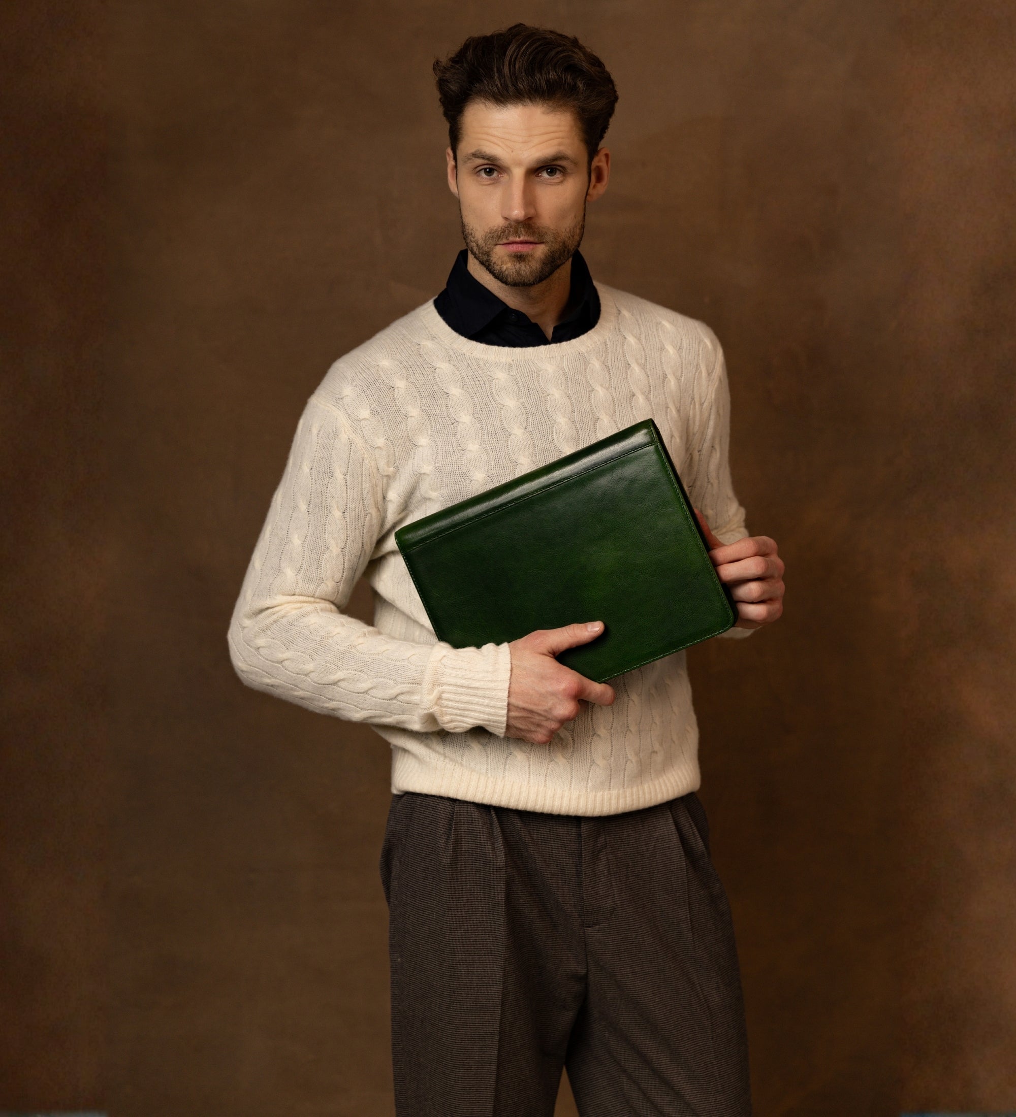 Skórzane etui na dokumenty - Something Fresh