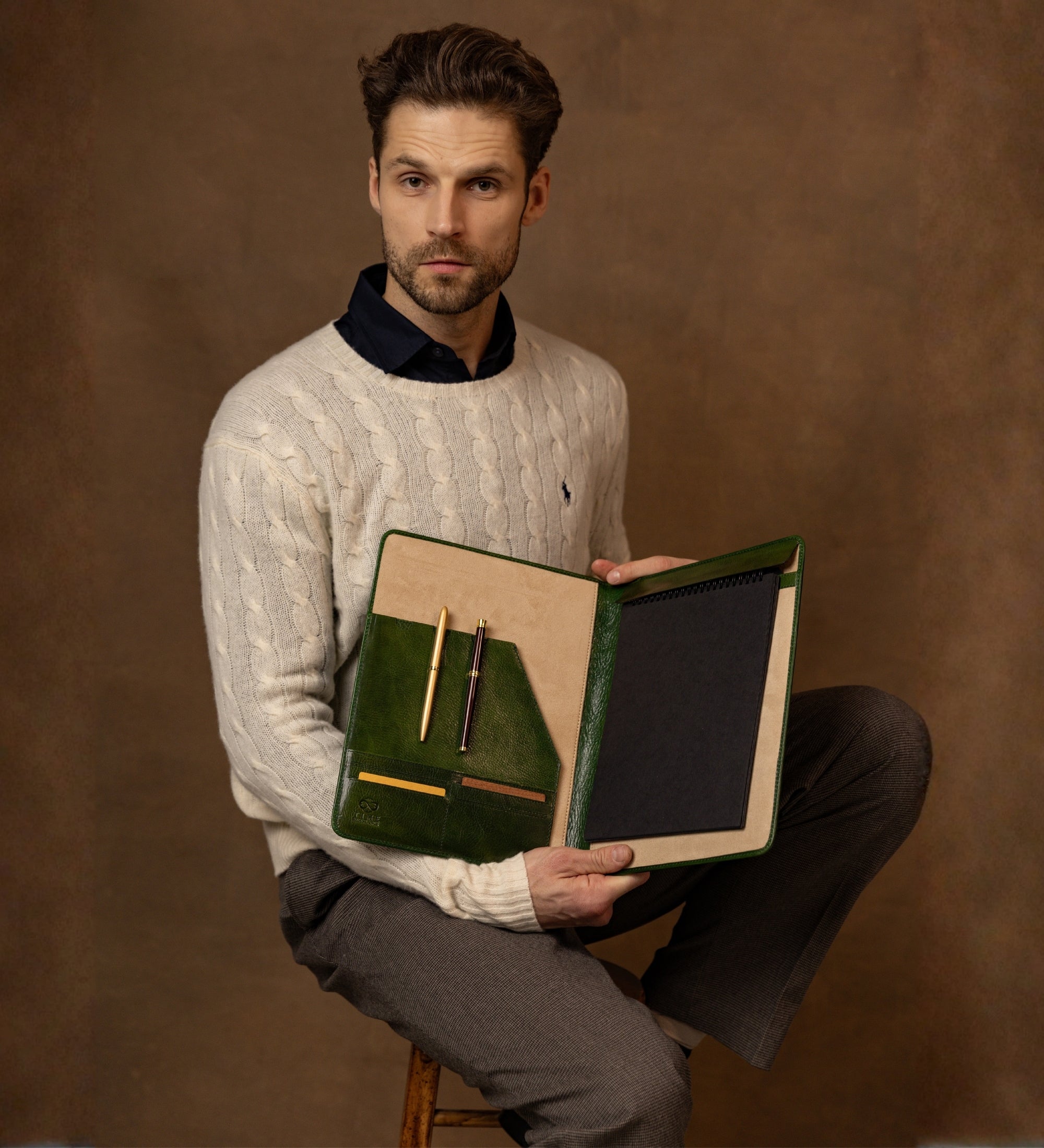 Skórzane etui na dokumenty - Something Fresh