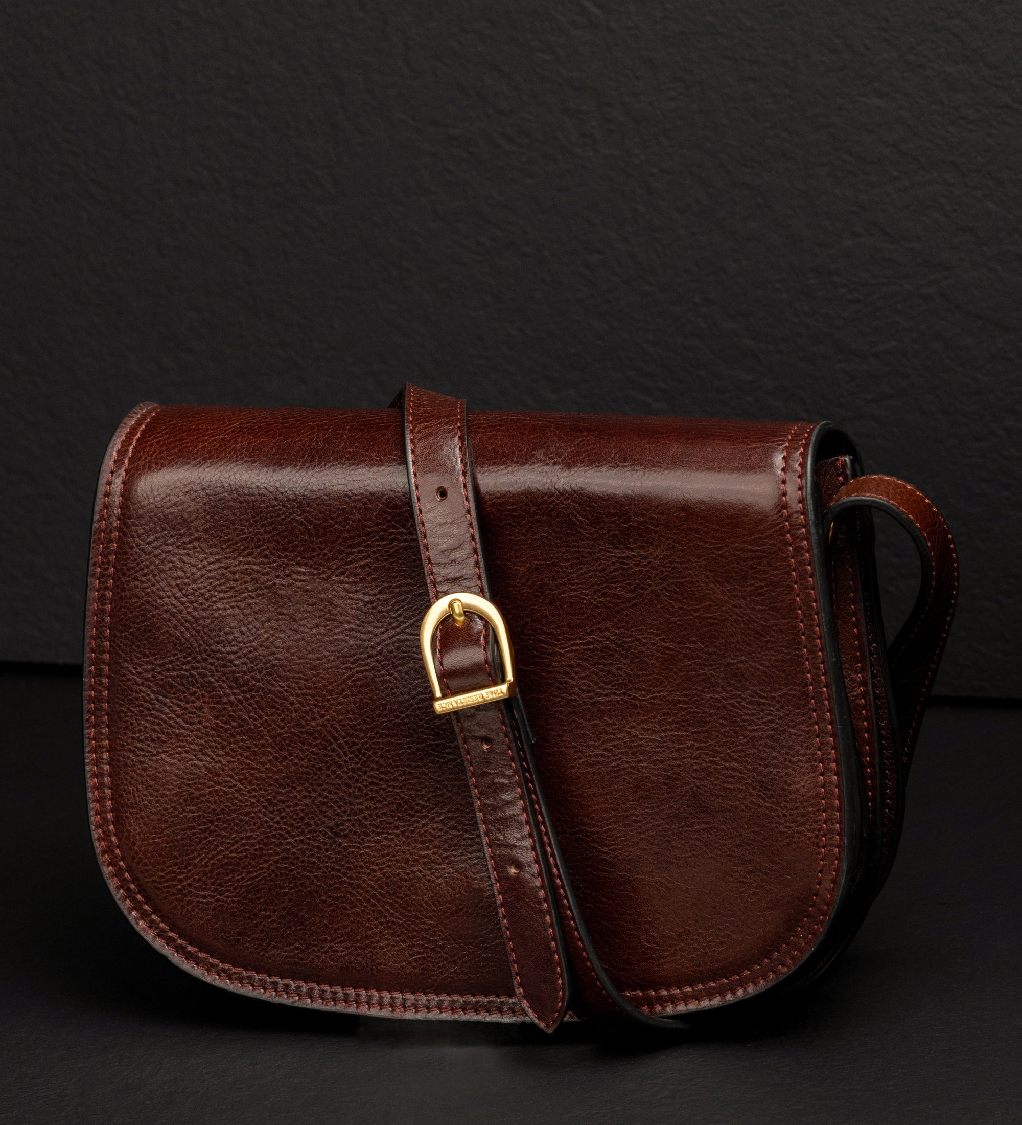 Skórzana torba saddle torba crossbody dla kobiet - Moonfleet