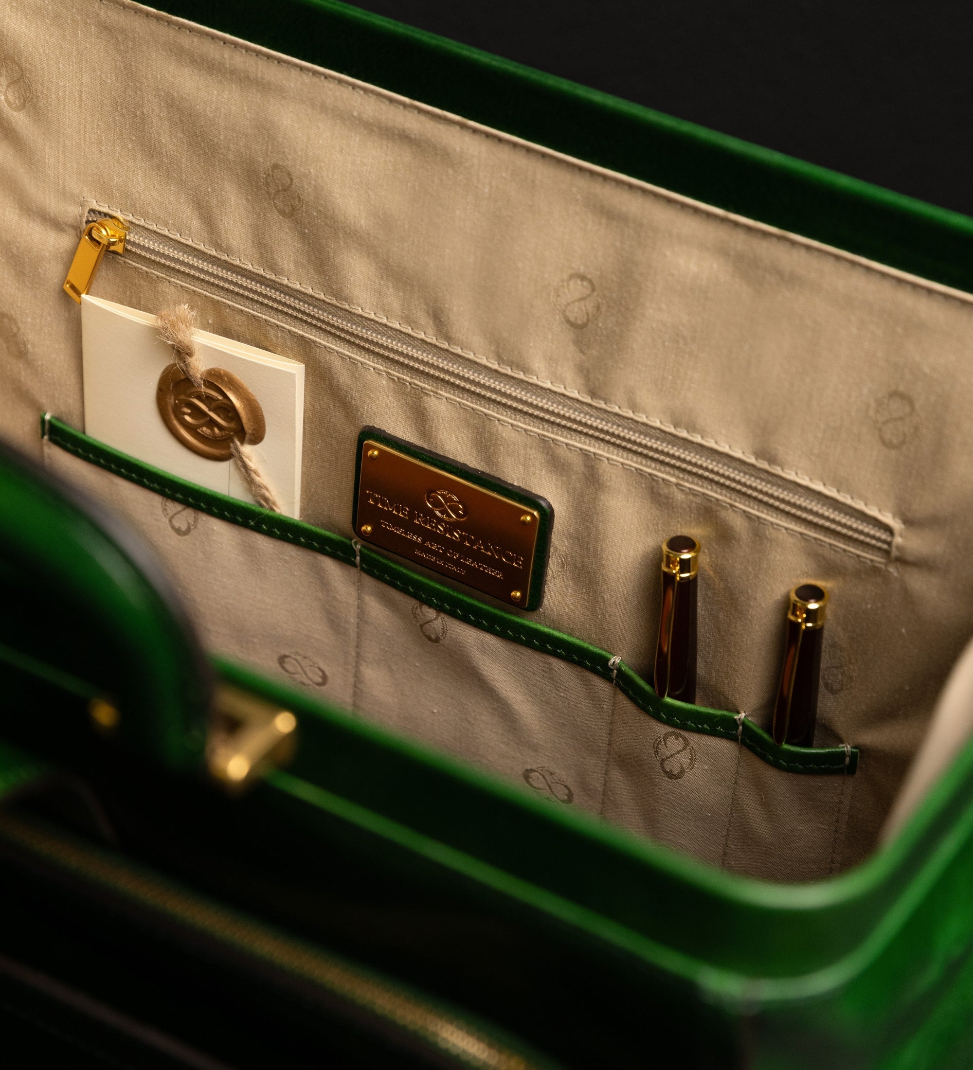 Duża skórzana torba lekarska dla kobiet - Mrs Dalloway