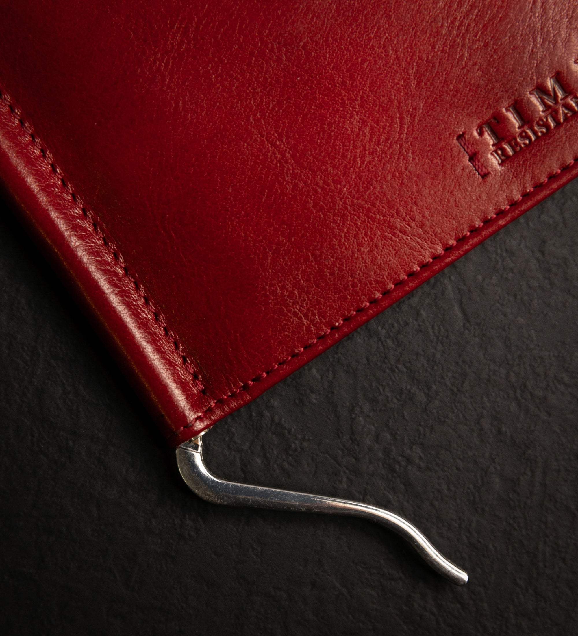 Skórzany Portfel z Klipem na Banknoty - The Outsider