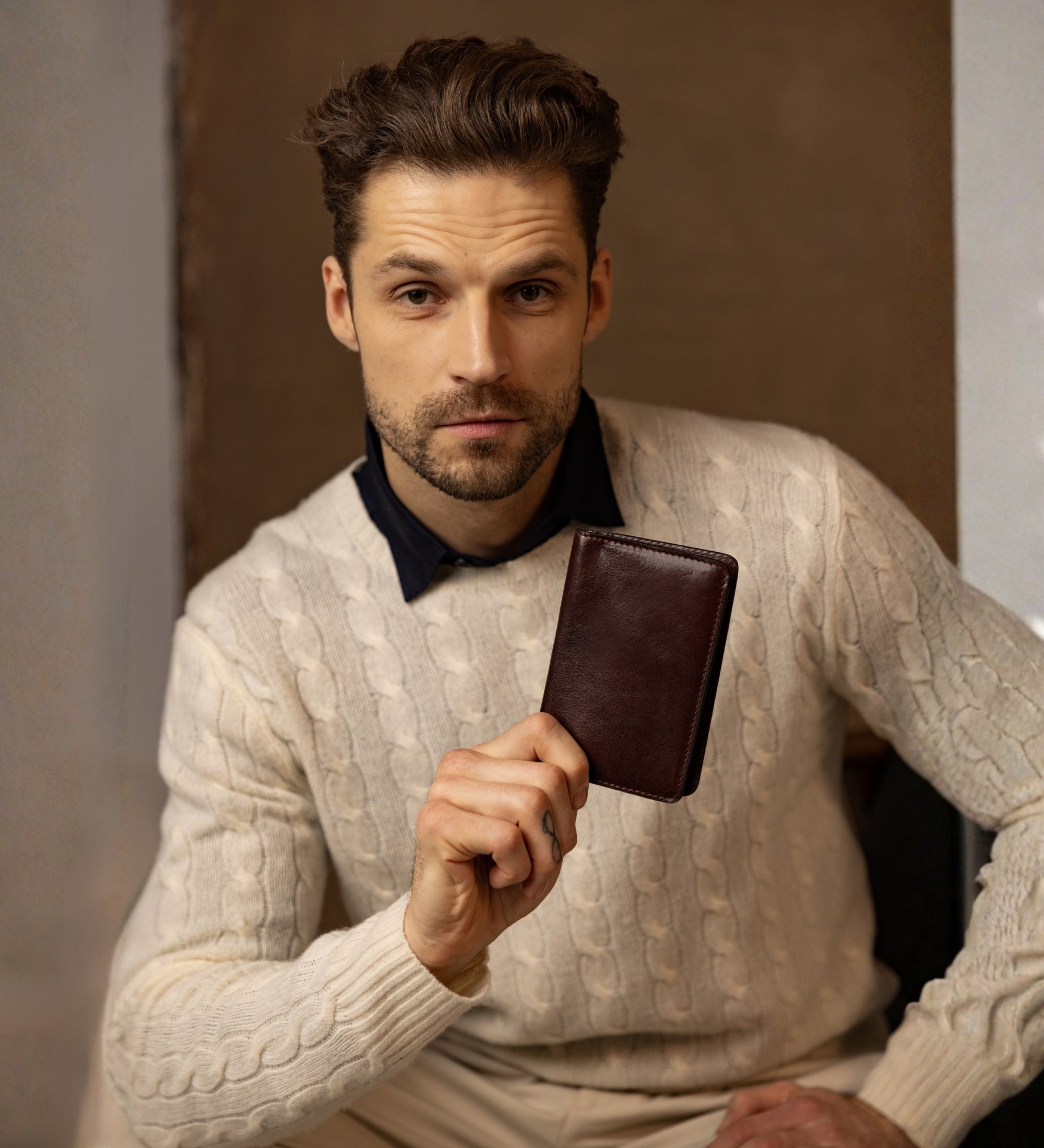 Małe skórzane etui na paszport - Gulliver's Travels