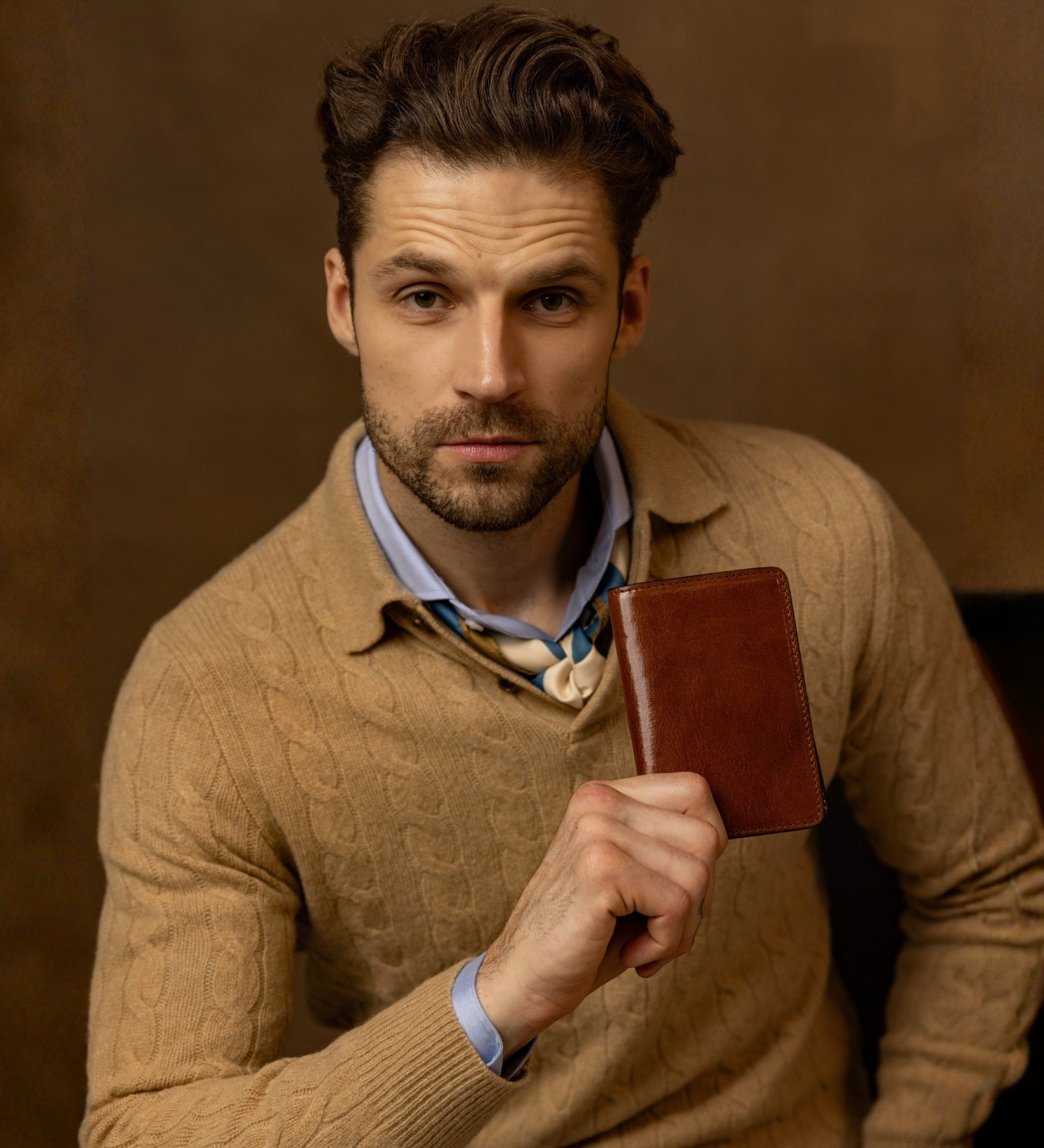 Małe skórzane etui na paszport - Gulliver's Travels