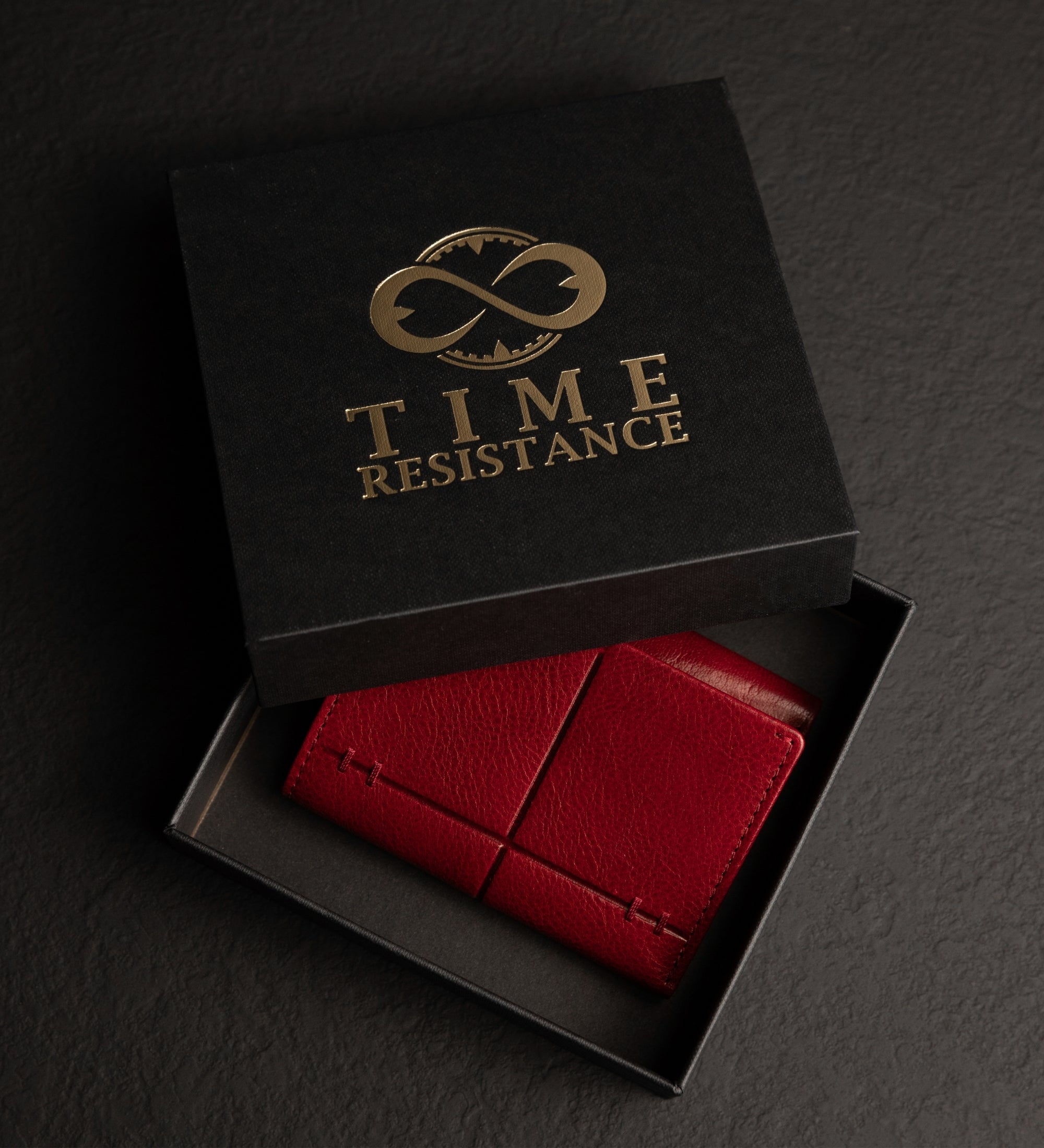 Skórzany Portfel Trifold - Red Harvest