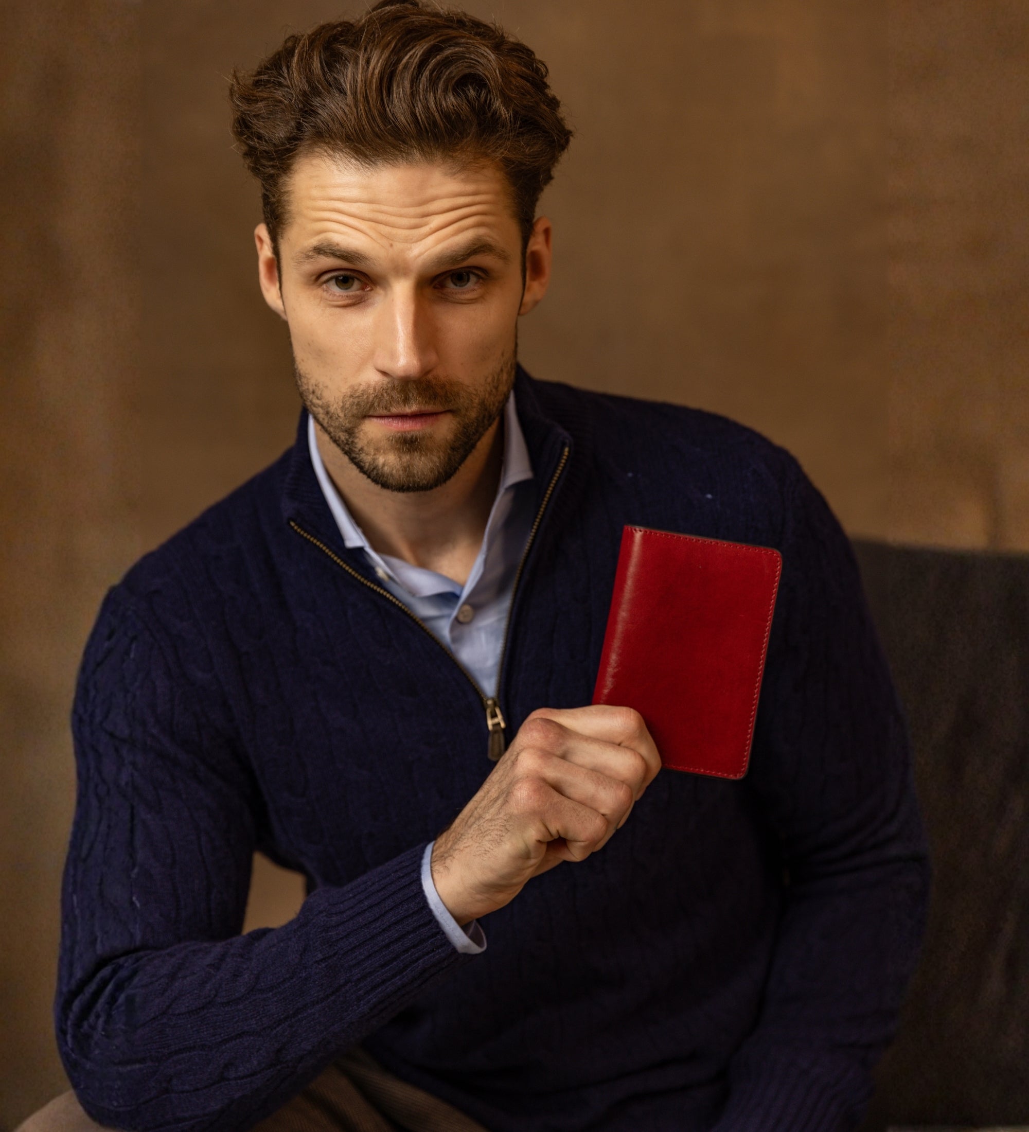 Małe skórzane etui na paszport - Gulliver's Travels