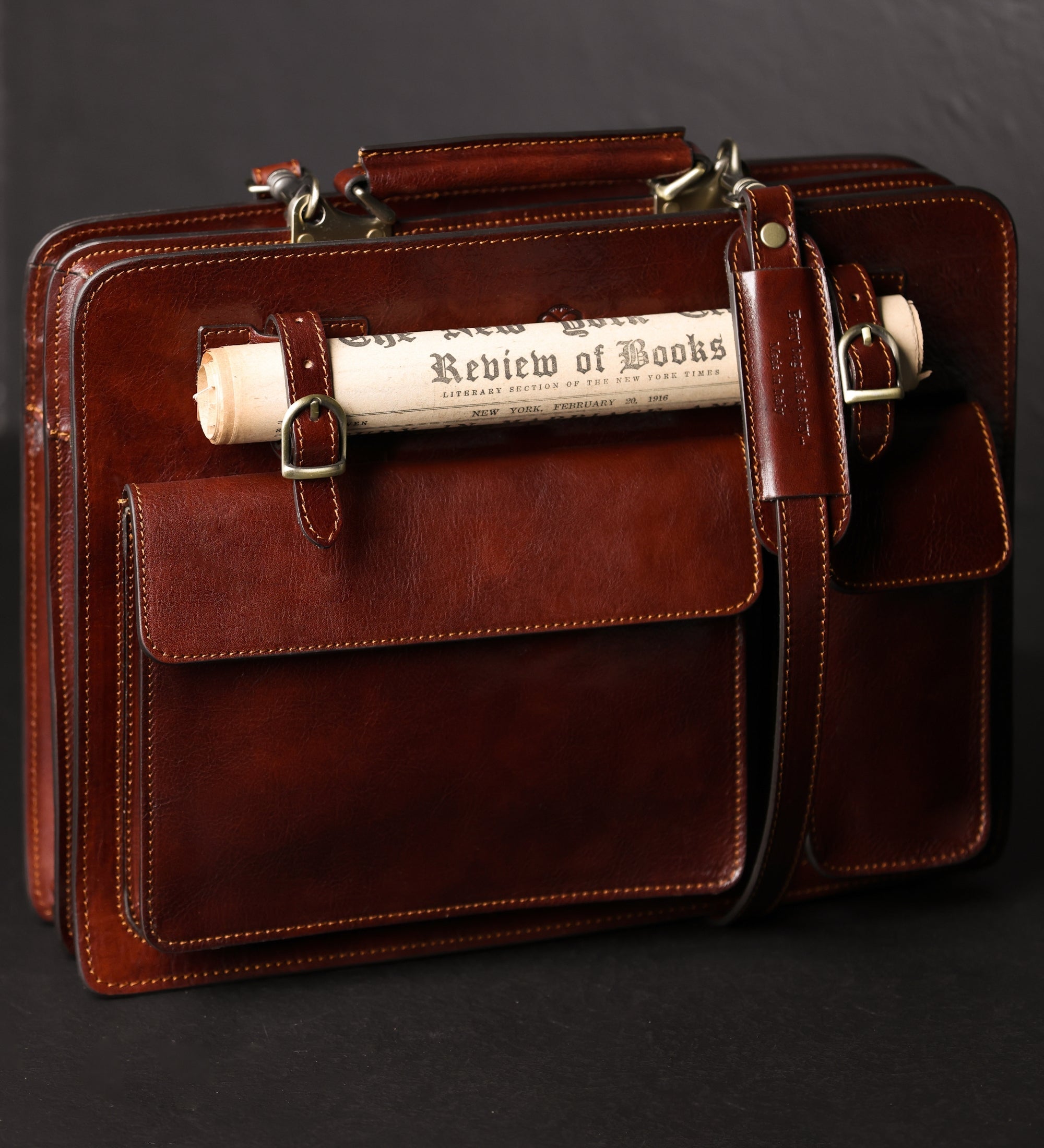 Skórzana torba typu satchel - The Prophet