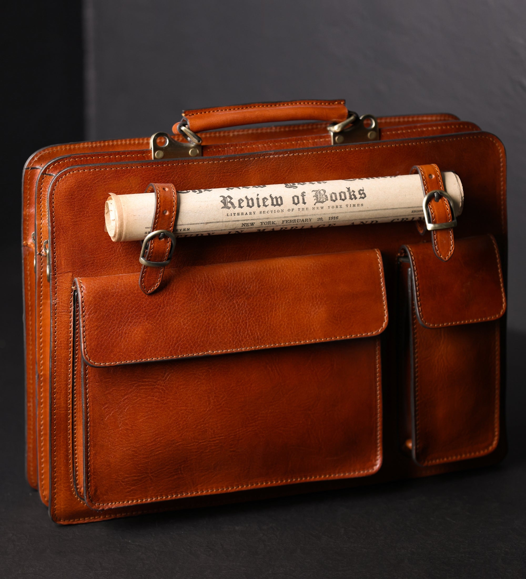 Skórzana torba typu satchel - The Prophet