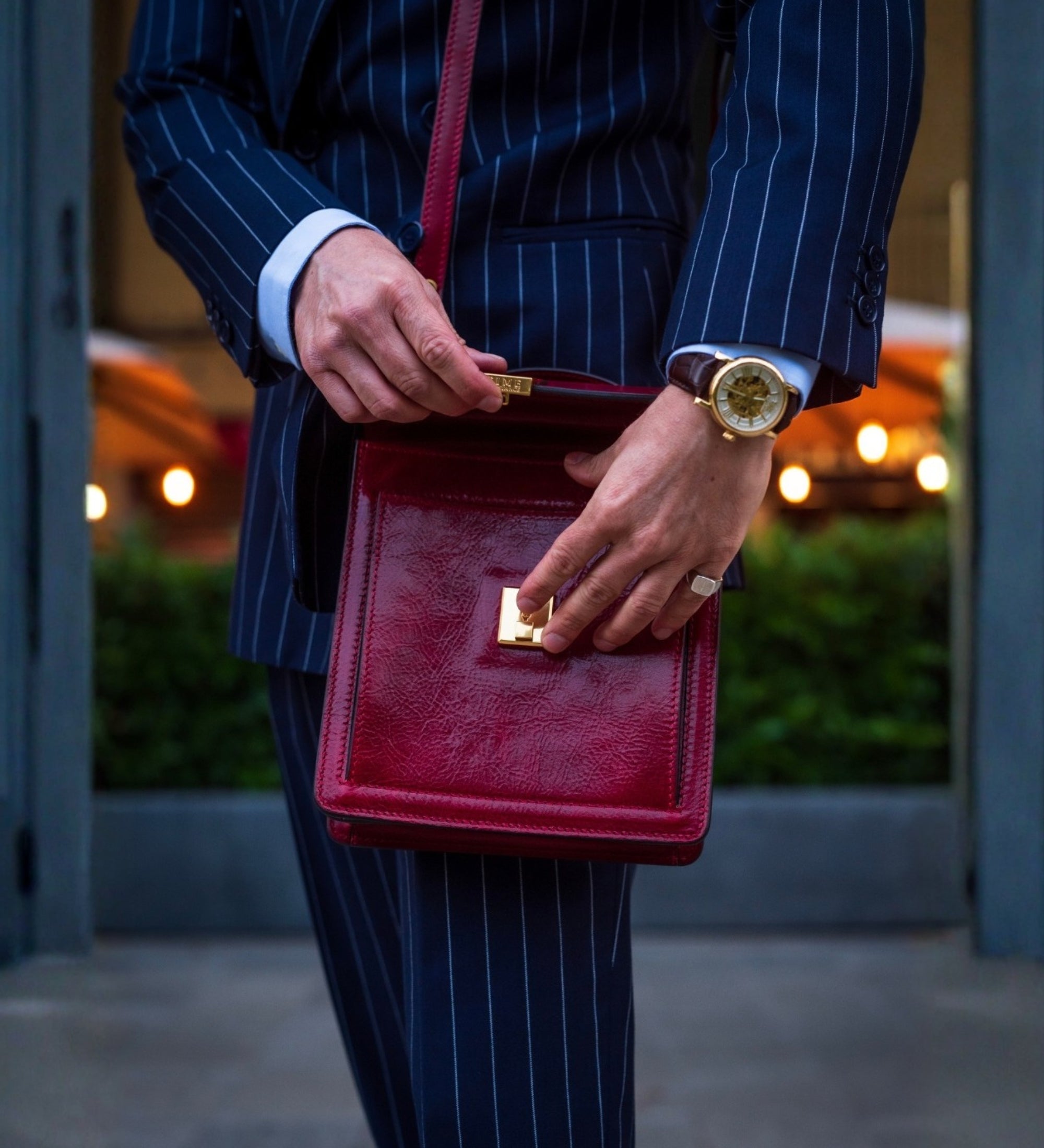 Mała skórzana teczka - Walden