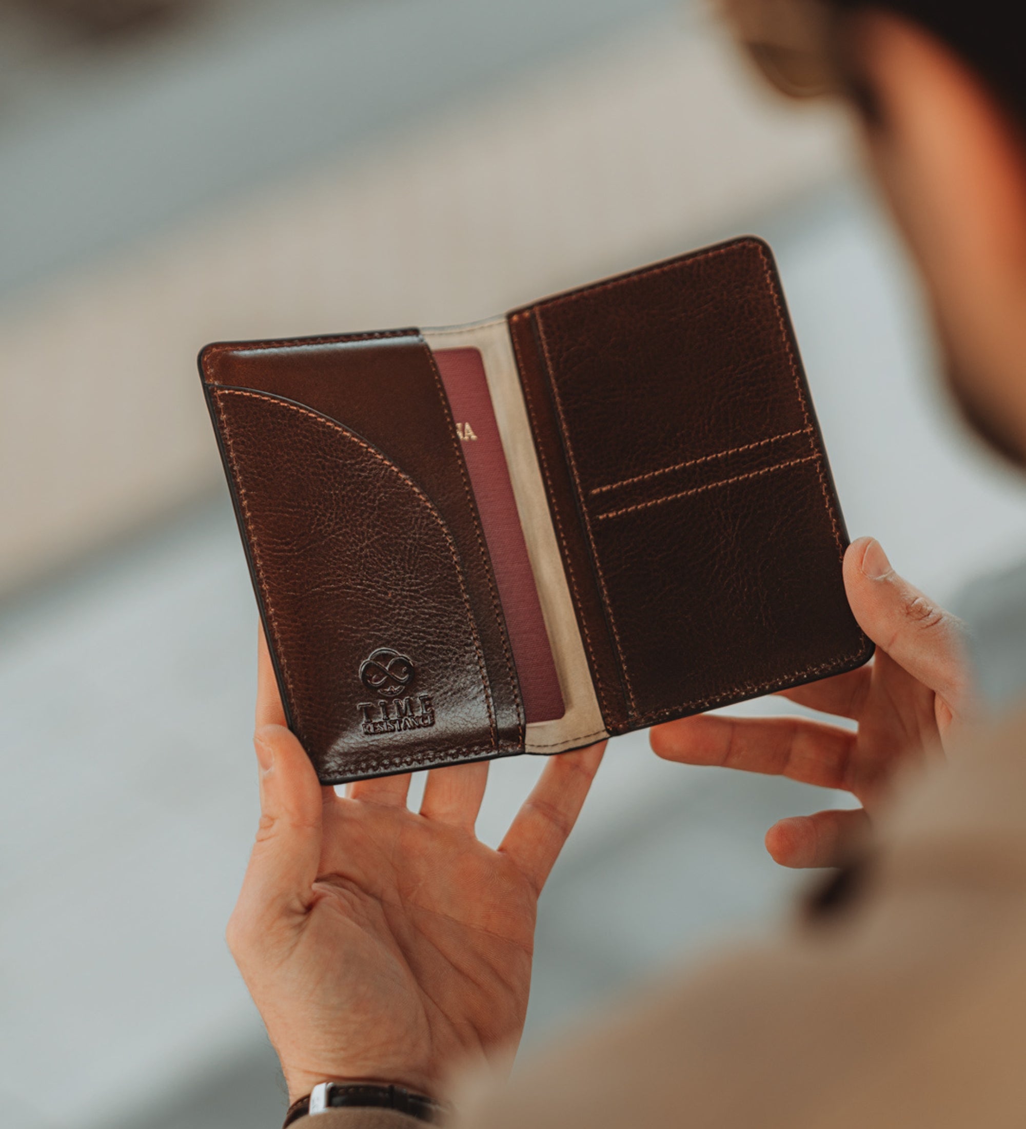 Małe skórzane etui na paszport - Gulliver's Travels